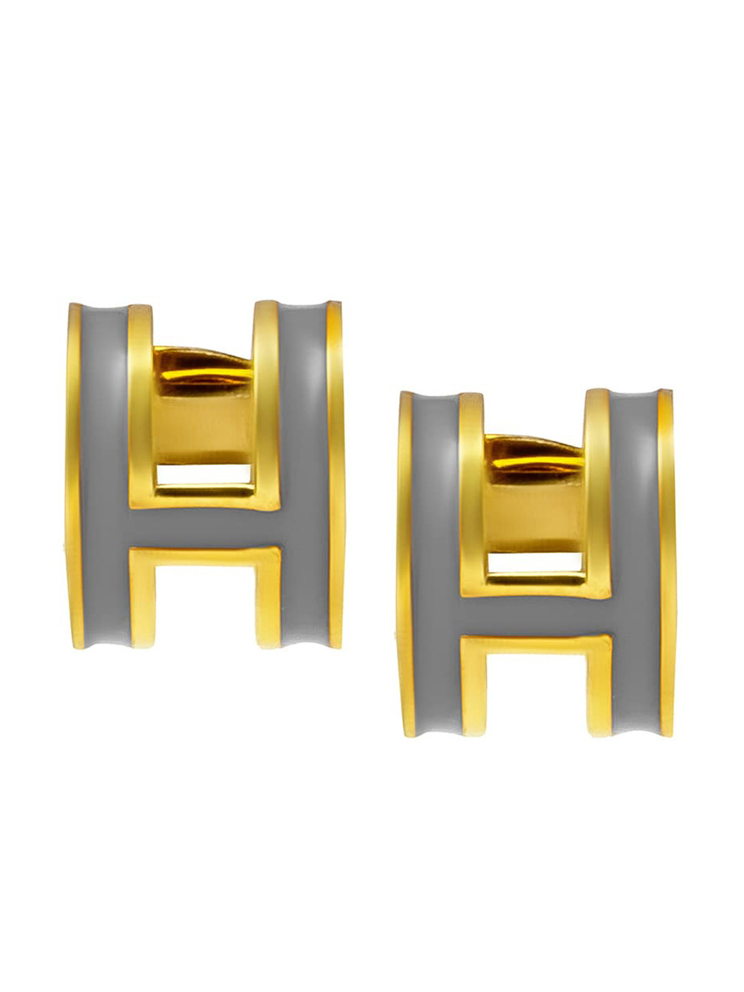 Moon Dust Gold Plated Studs Earrings