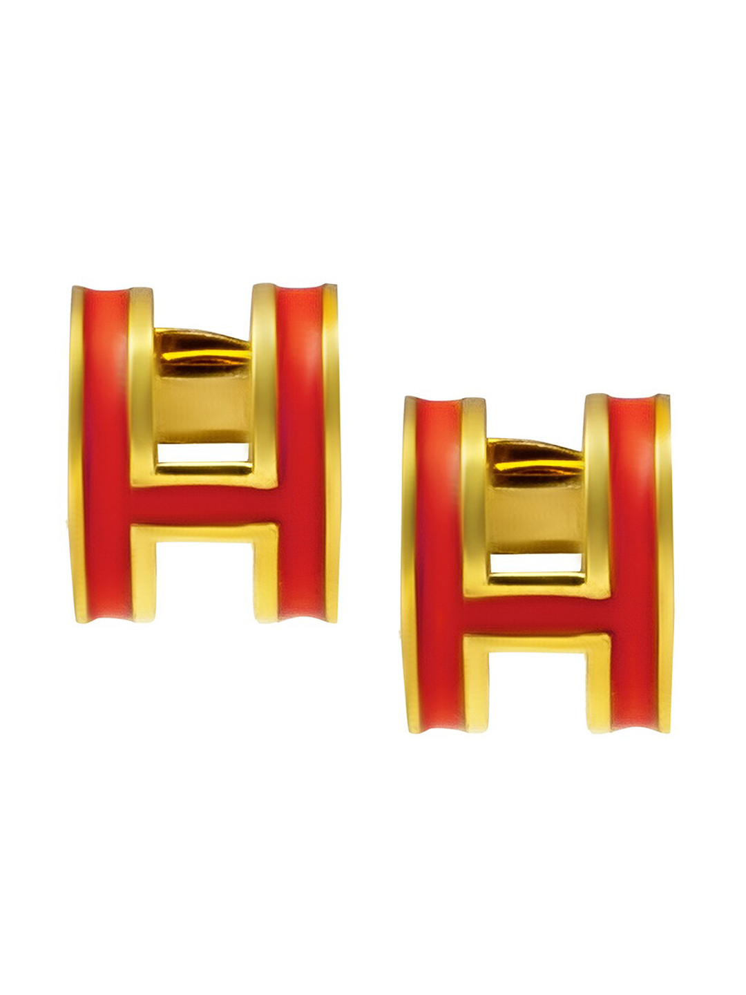 Moon Dust Gold Plated Studs Earrings