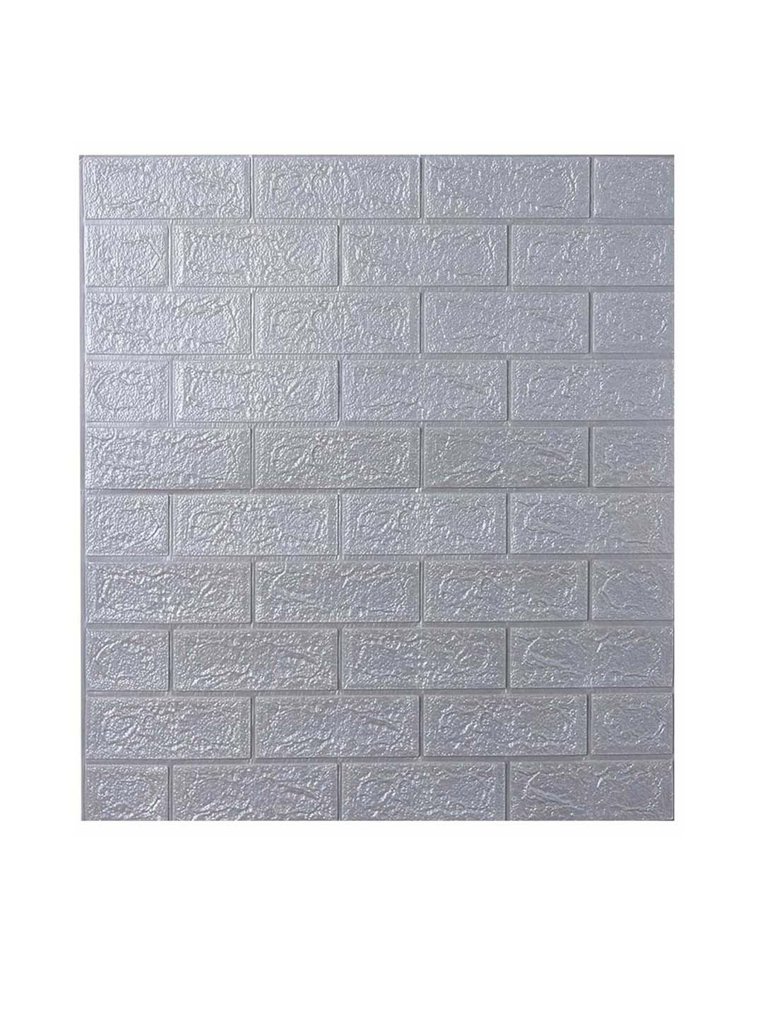 Kuber Industries Plastic Glossy Sticking Hall 2Pcs Wallpaper-27.6In