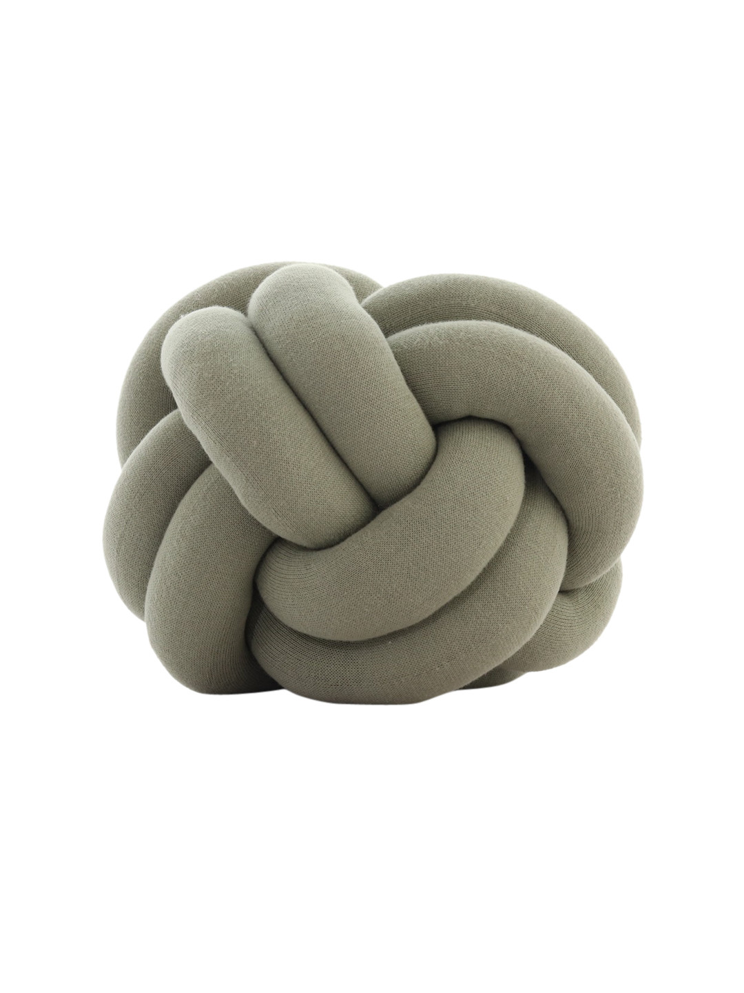 Pluchi Decorative Handmade Green Solid Cotton Medium Fibre Therapedic Pillow-30 x 30 cm