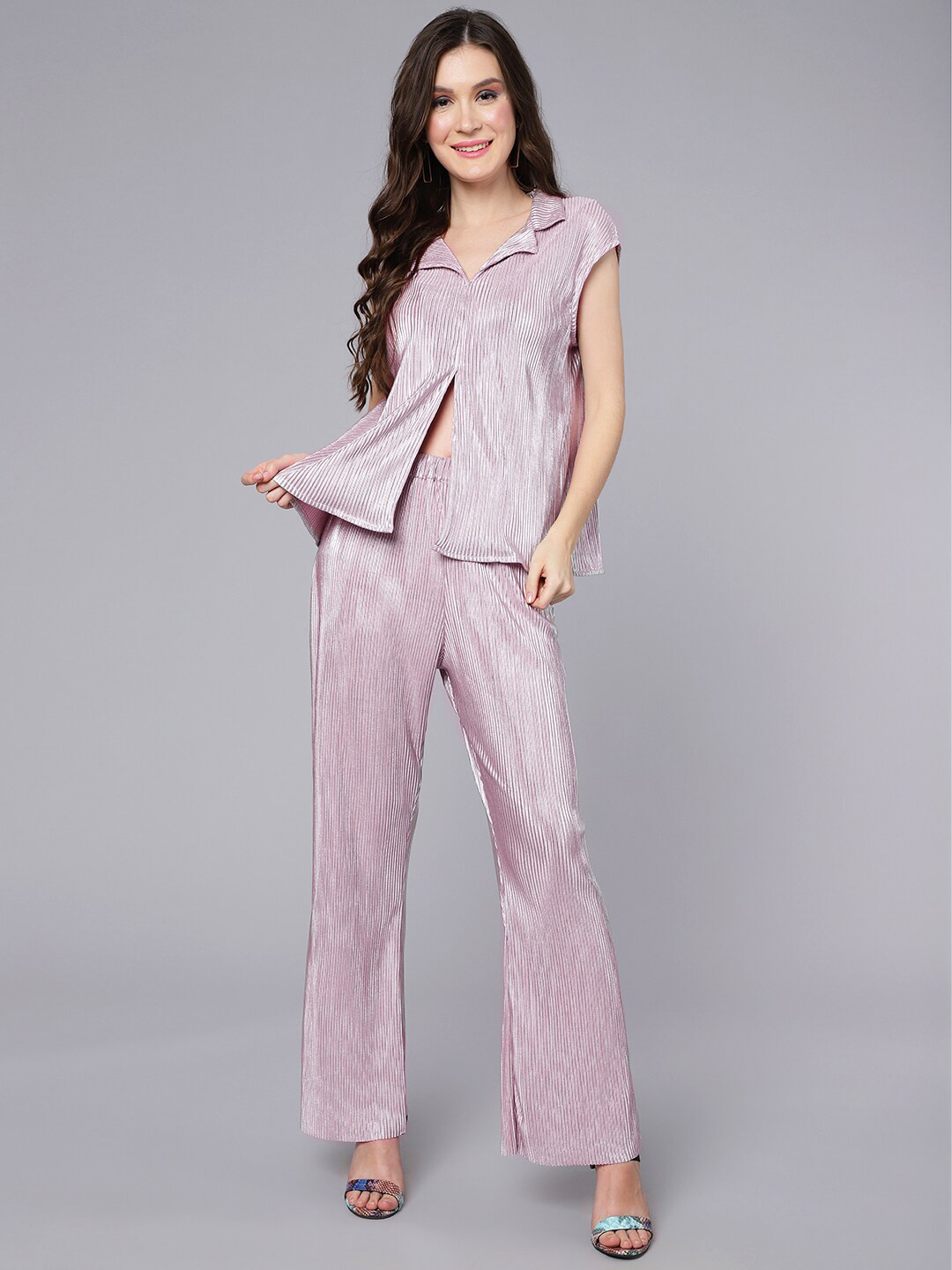 A.T.U.N. Cuban Collar Sleeveless Shirt & Trousers