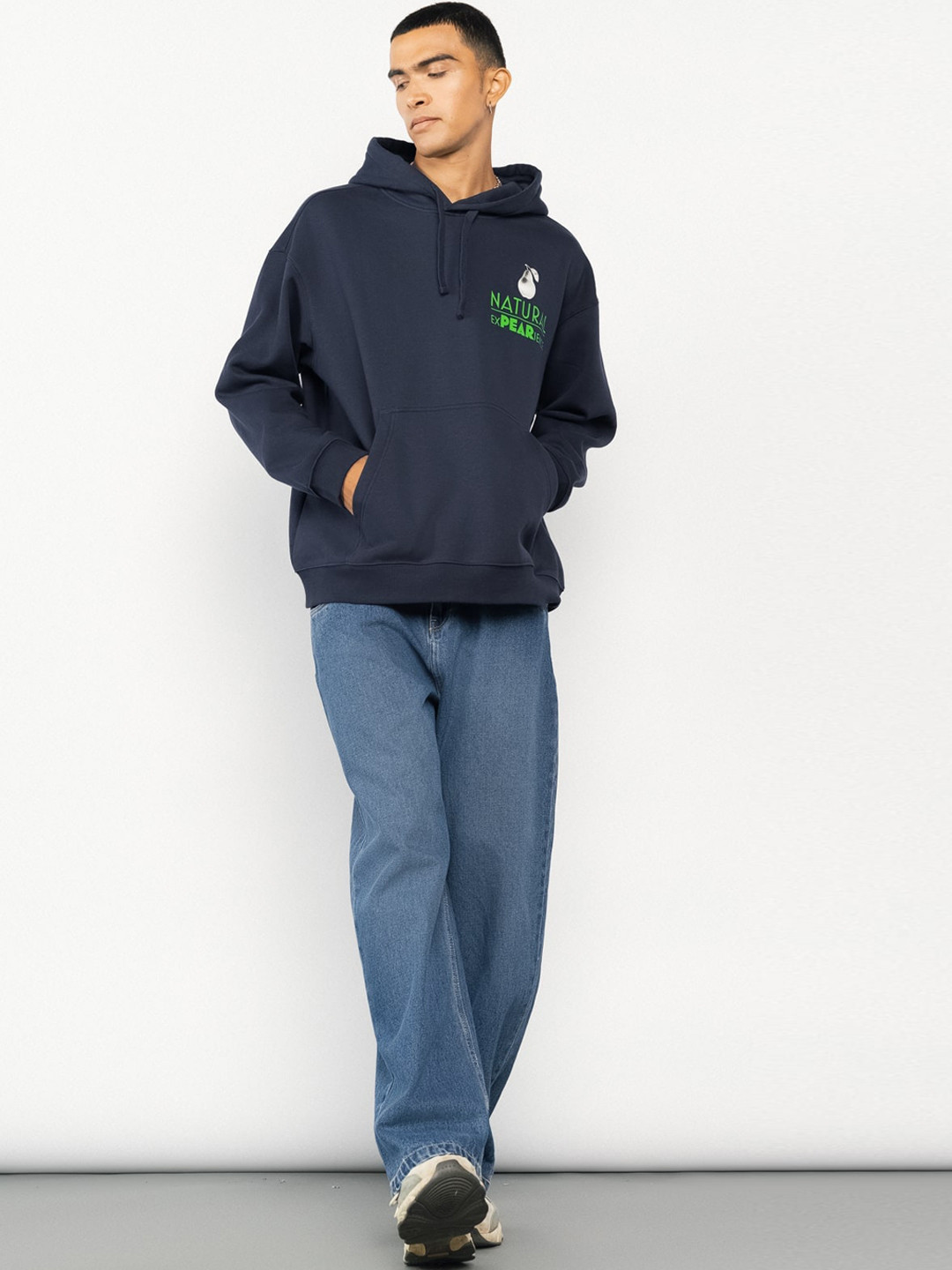 FREAKINS Men Blue Wide Leg High-Rise Light Shade Jeans