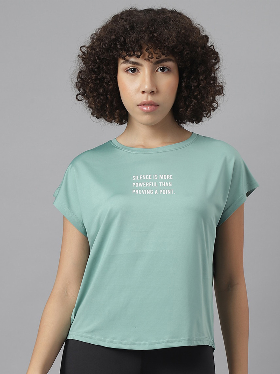 MKH Typography Printed Extended Sleeves Dri-FIT Technology Sports T-Shirt