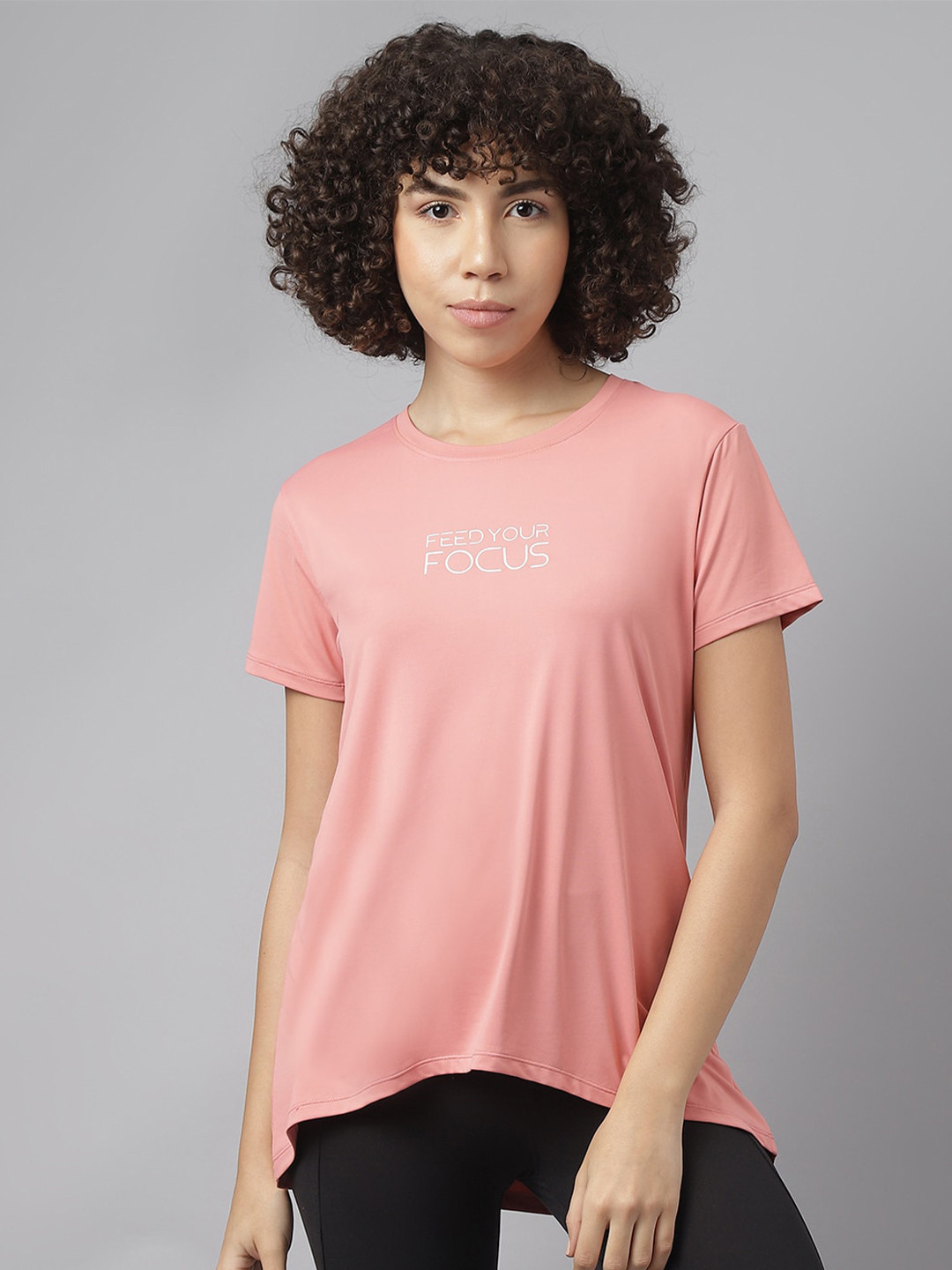 MKH Typography Printed Dri-FIT Technology Sports T-Shirt