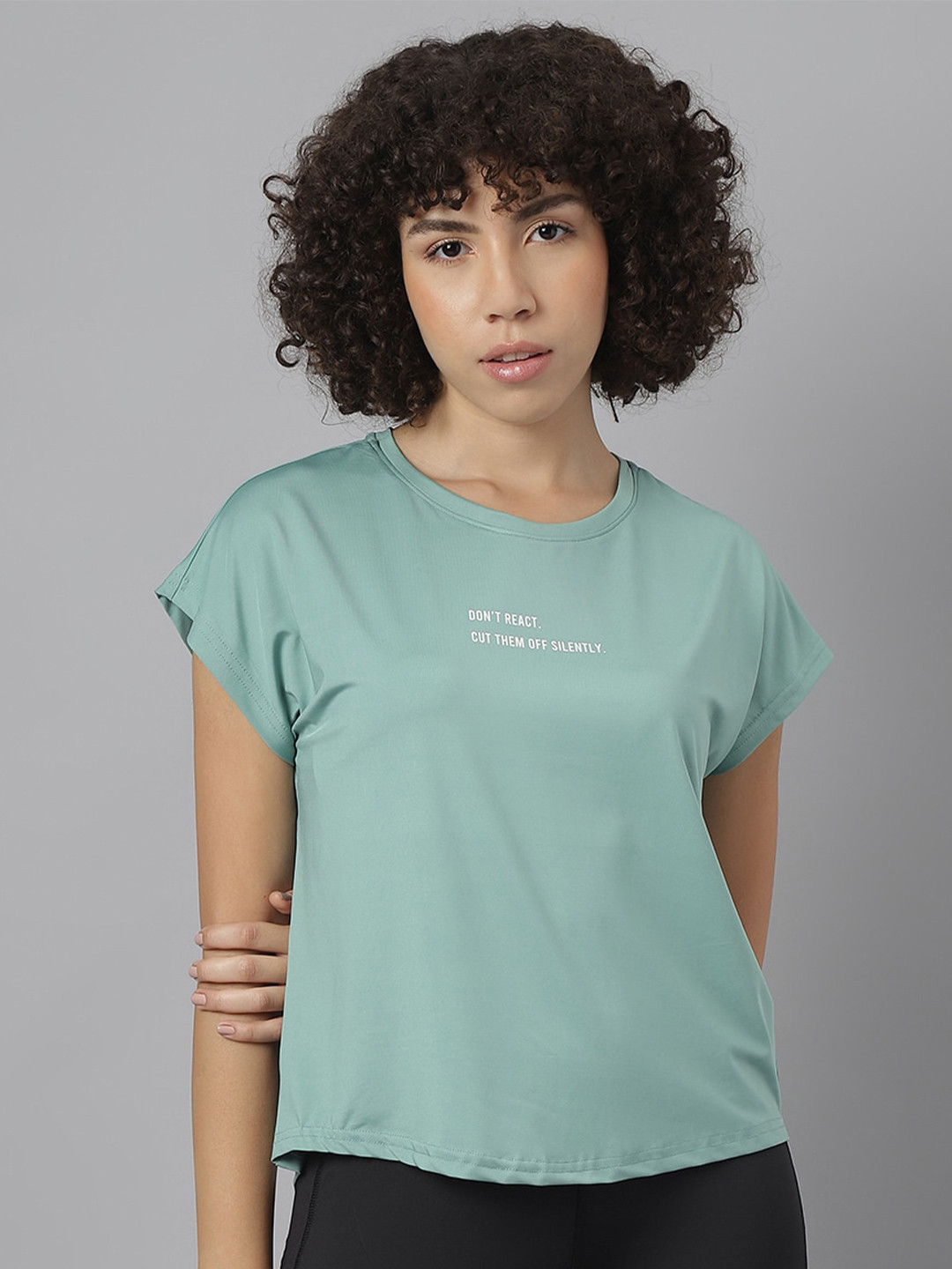 MKH Typography Printed Extended Sleeves Dri-FIT Technology Sports T-Shirt