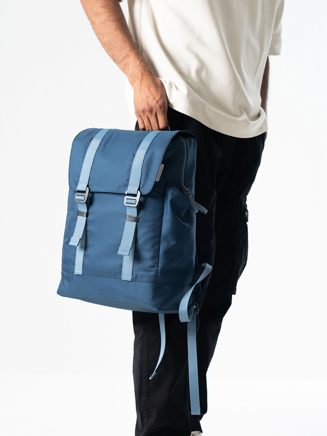 DailyObjects Deep Sea Recycled Taiga 14 Inch Laptop Backpack