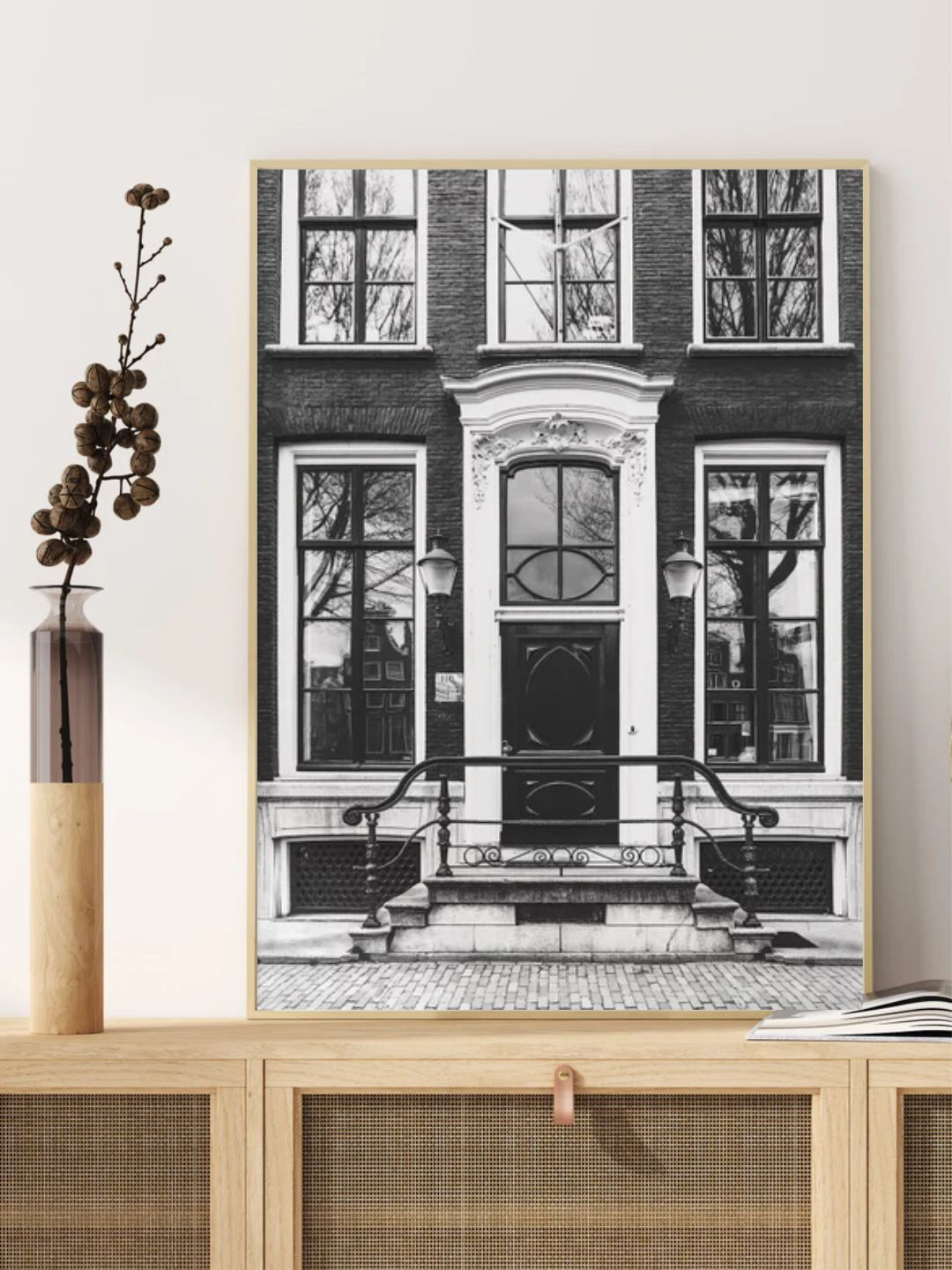INDIAN CLASSIC ART Black & White Fine Art Architecture Wall Art