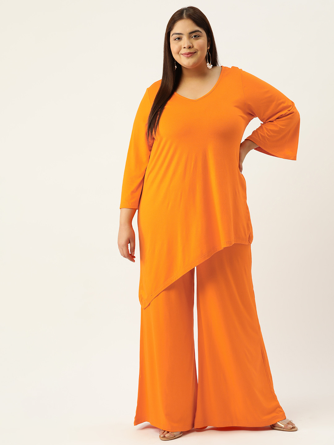 theRebelinme Plus Size Top with Palazzos