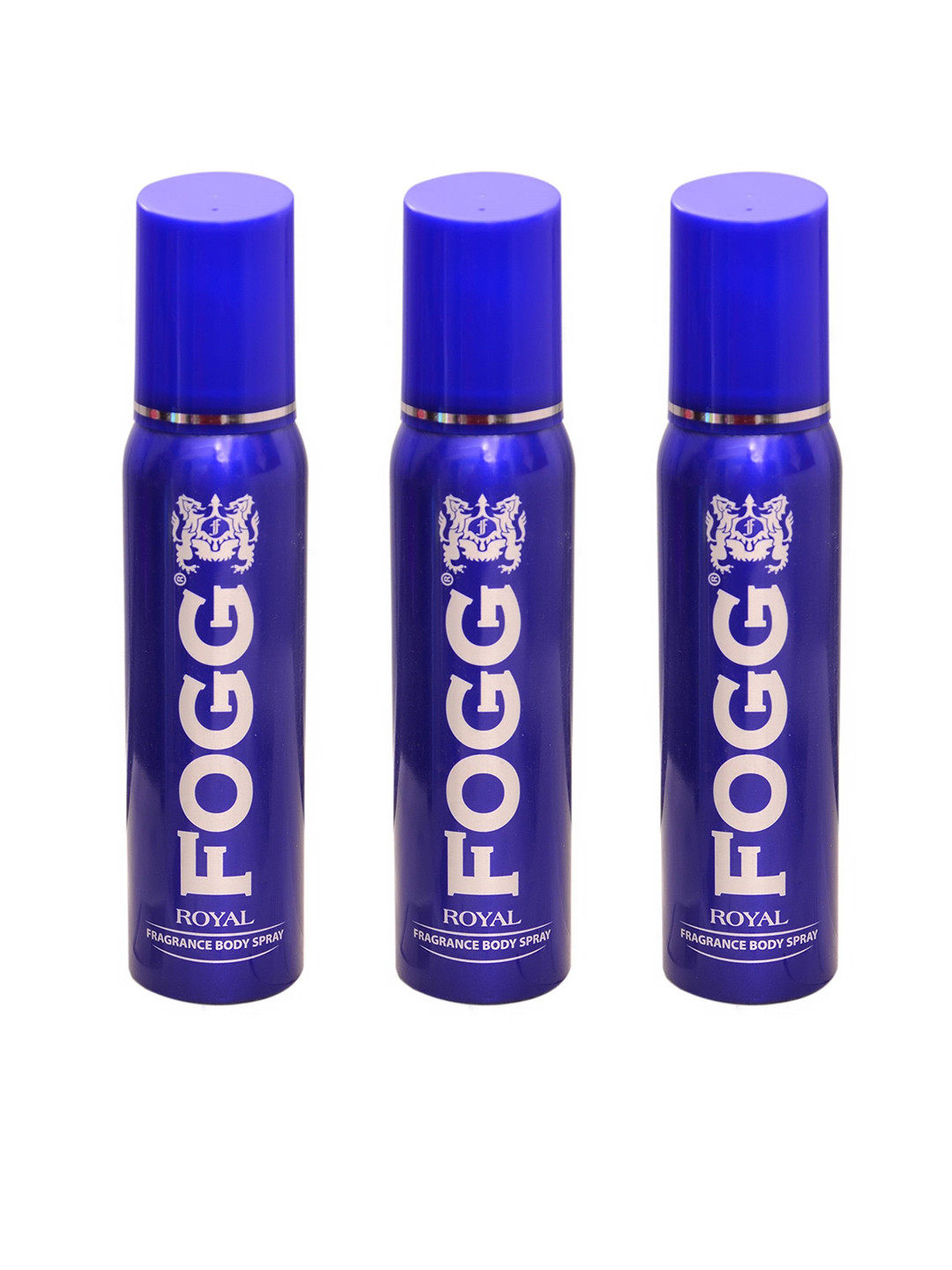 Fogg Men Set of 3 Royal Fragrance Body Spray - 150 ml Each