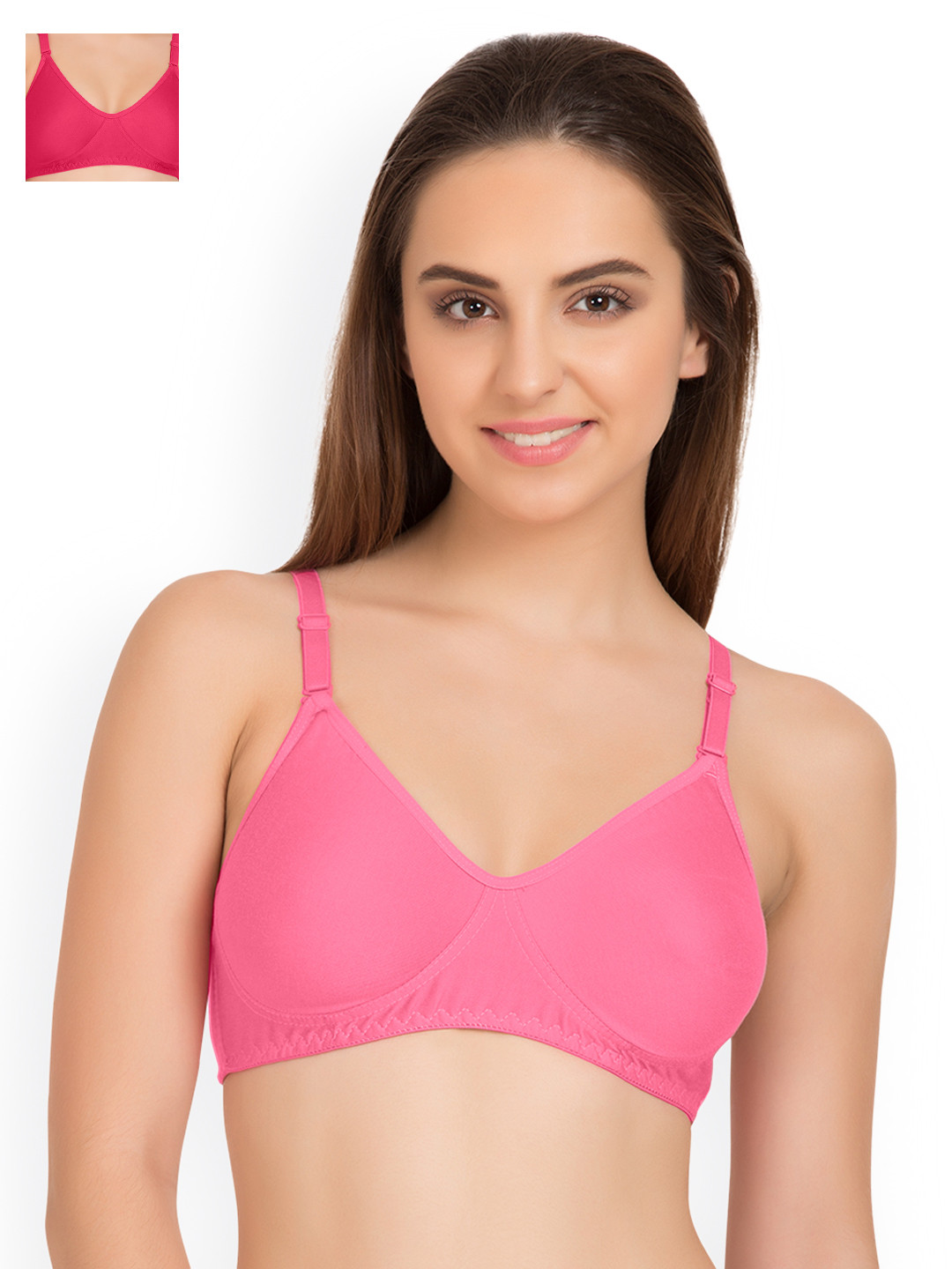 Tweens Women Pack of 2 Non Padded Every Day Seamless T-Shirt Bra