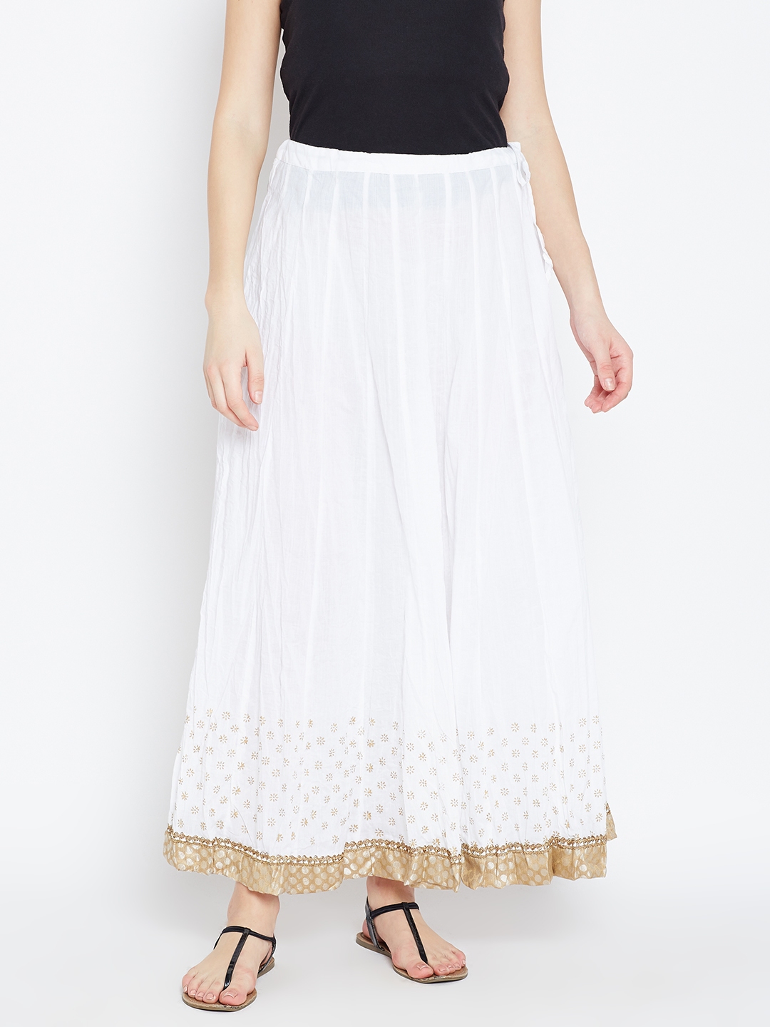 biba white skirt