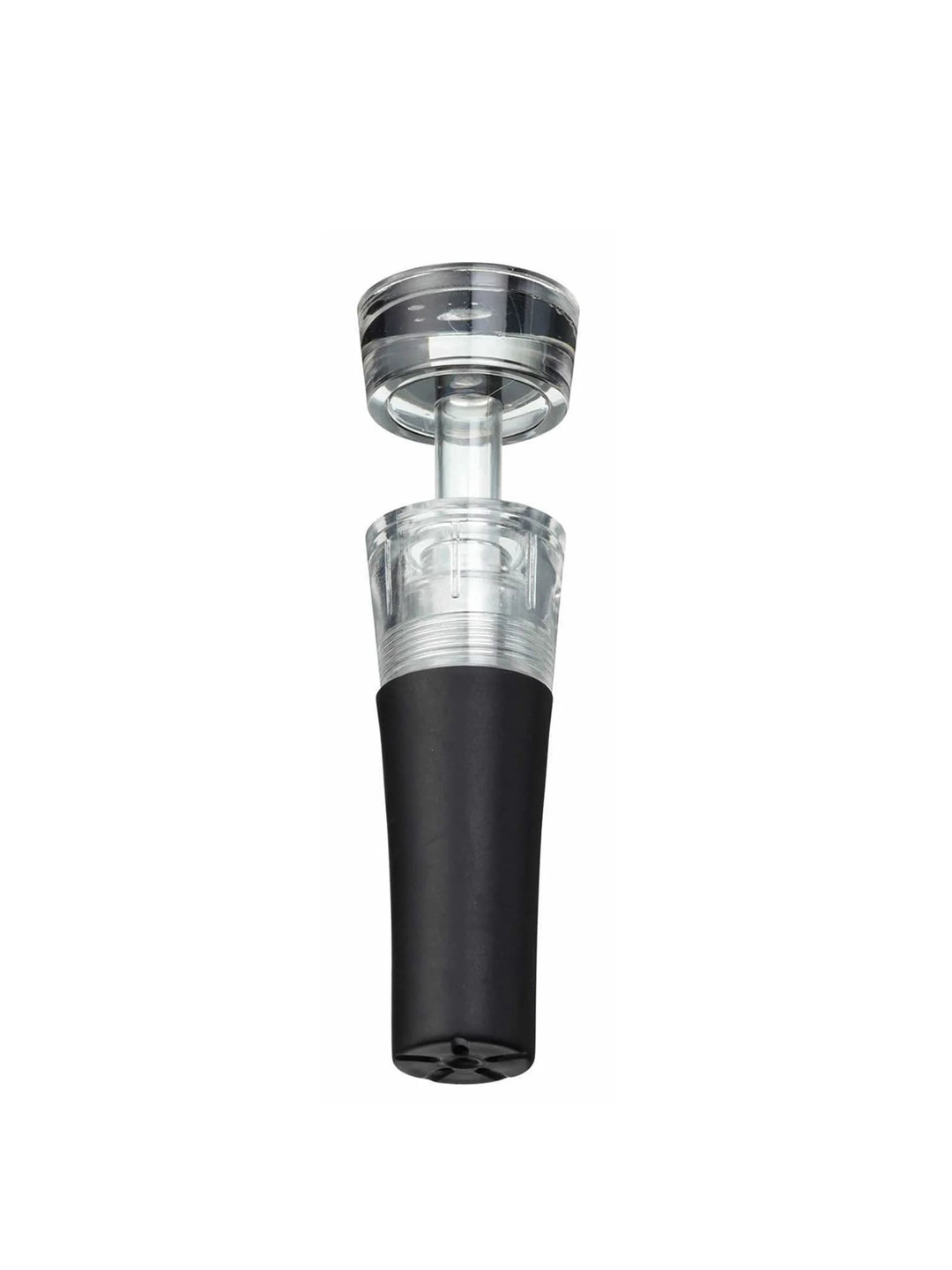BarCraft Black Wine Pump Stopper and Preserver