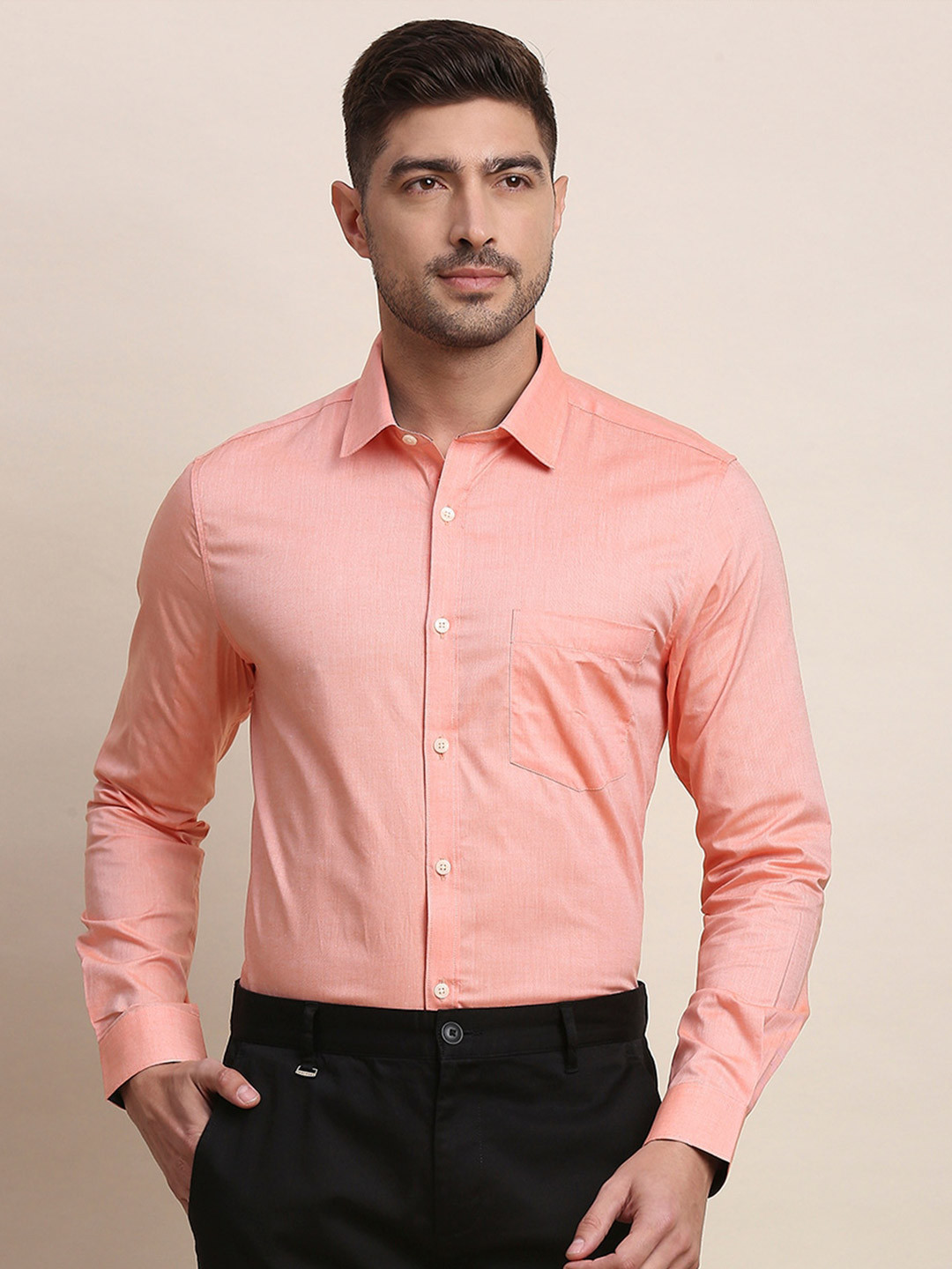 INVICTUS Classic Slim Fit Pure Cotton Formal Shirt