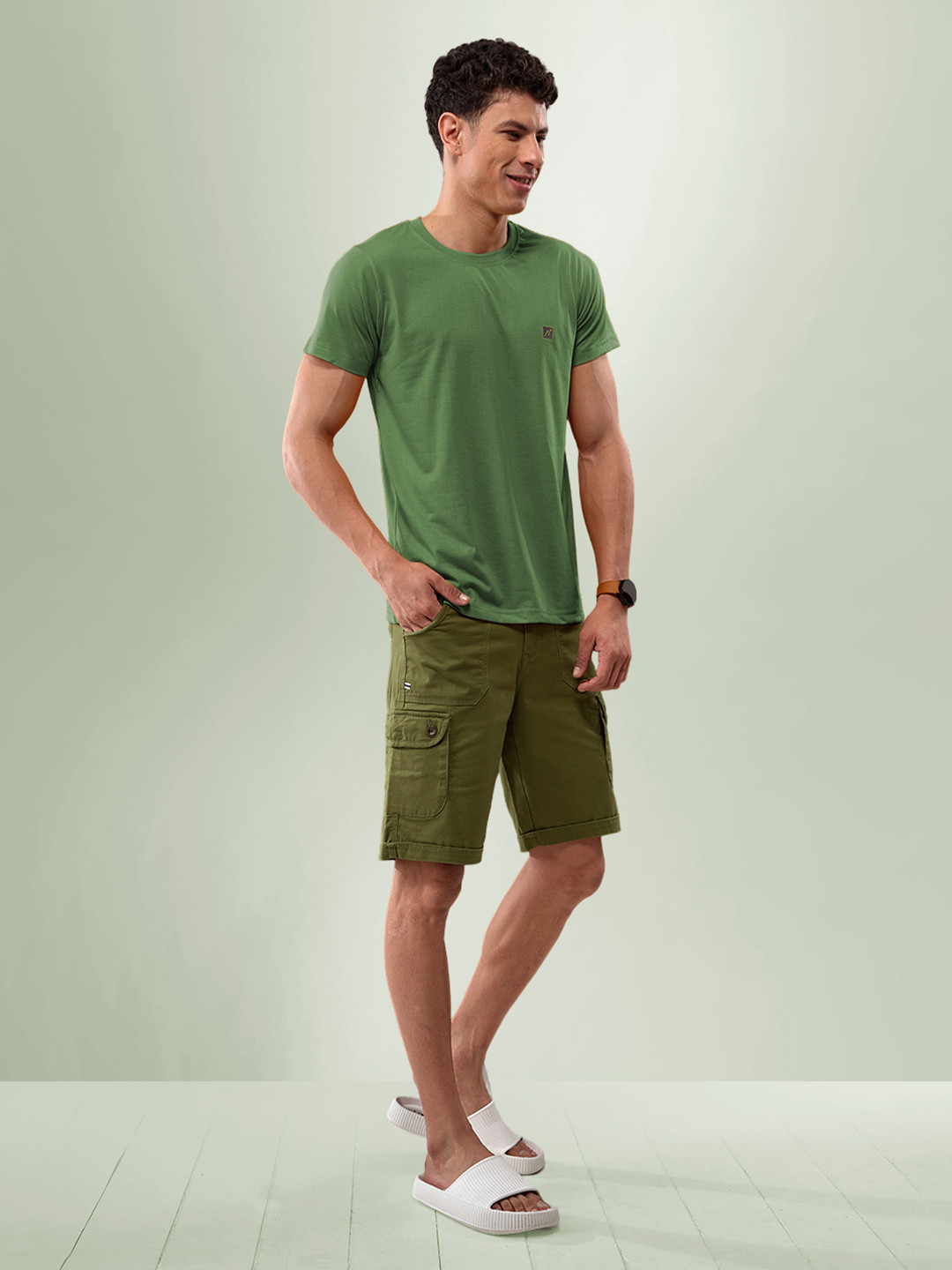 LUX NITRO Round Neck Anti Odour Casual T-shirt