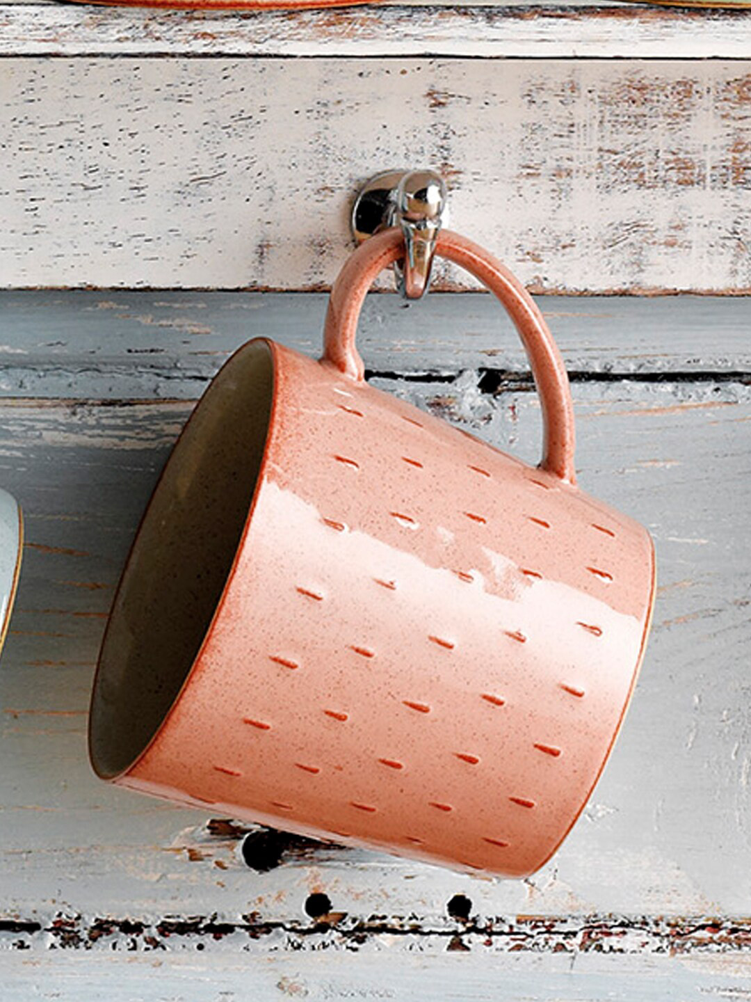 Denby Vimal Name Personalised Pink Conversational Stoneware Handmade Mug-400ml