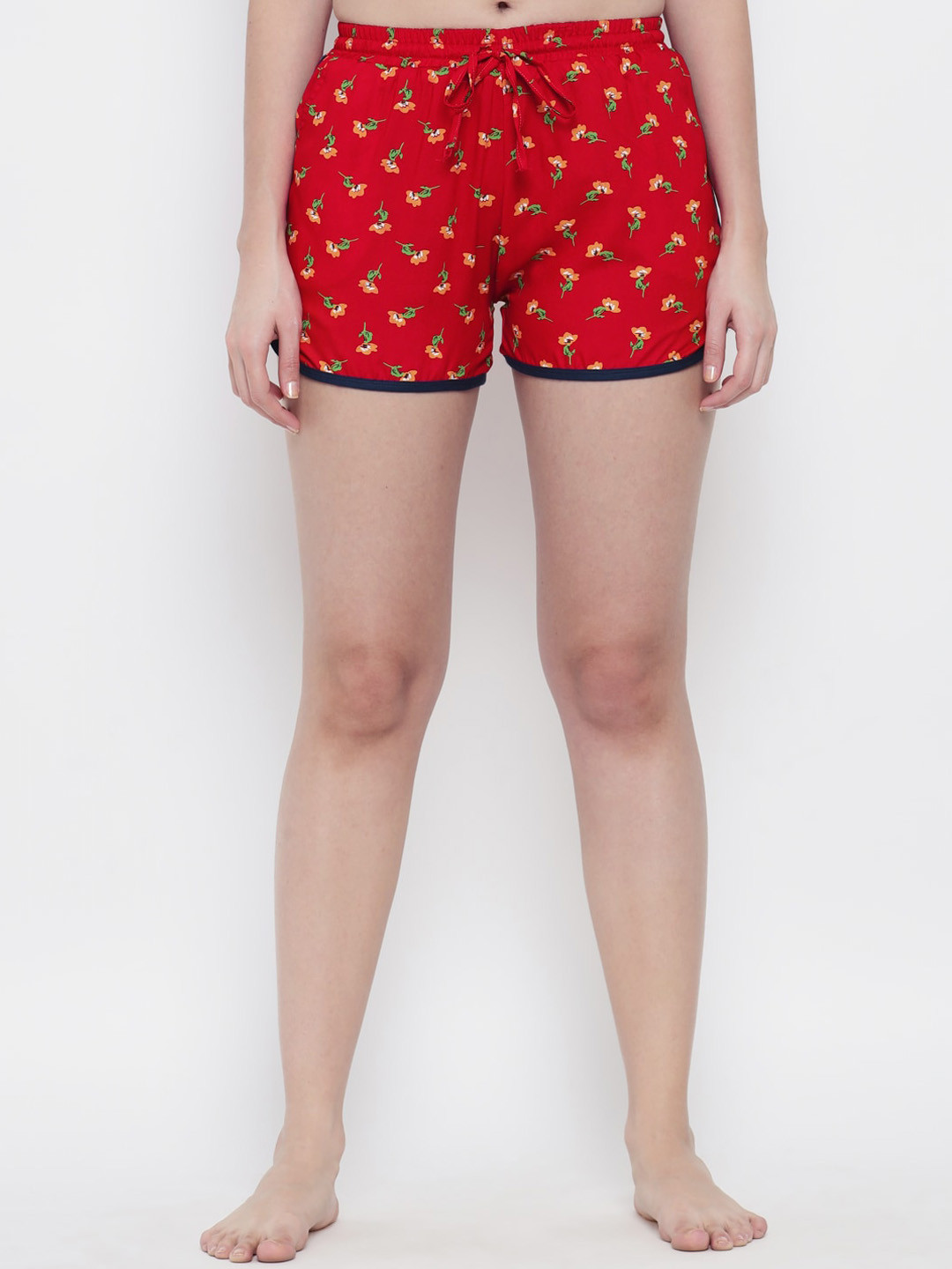 GUTI Women Printed High-Rise Outdoor Shorts