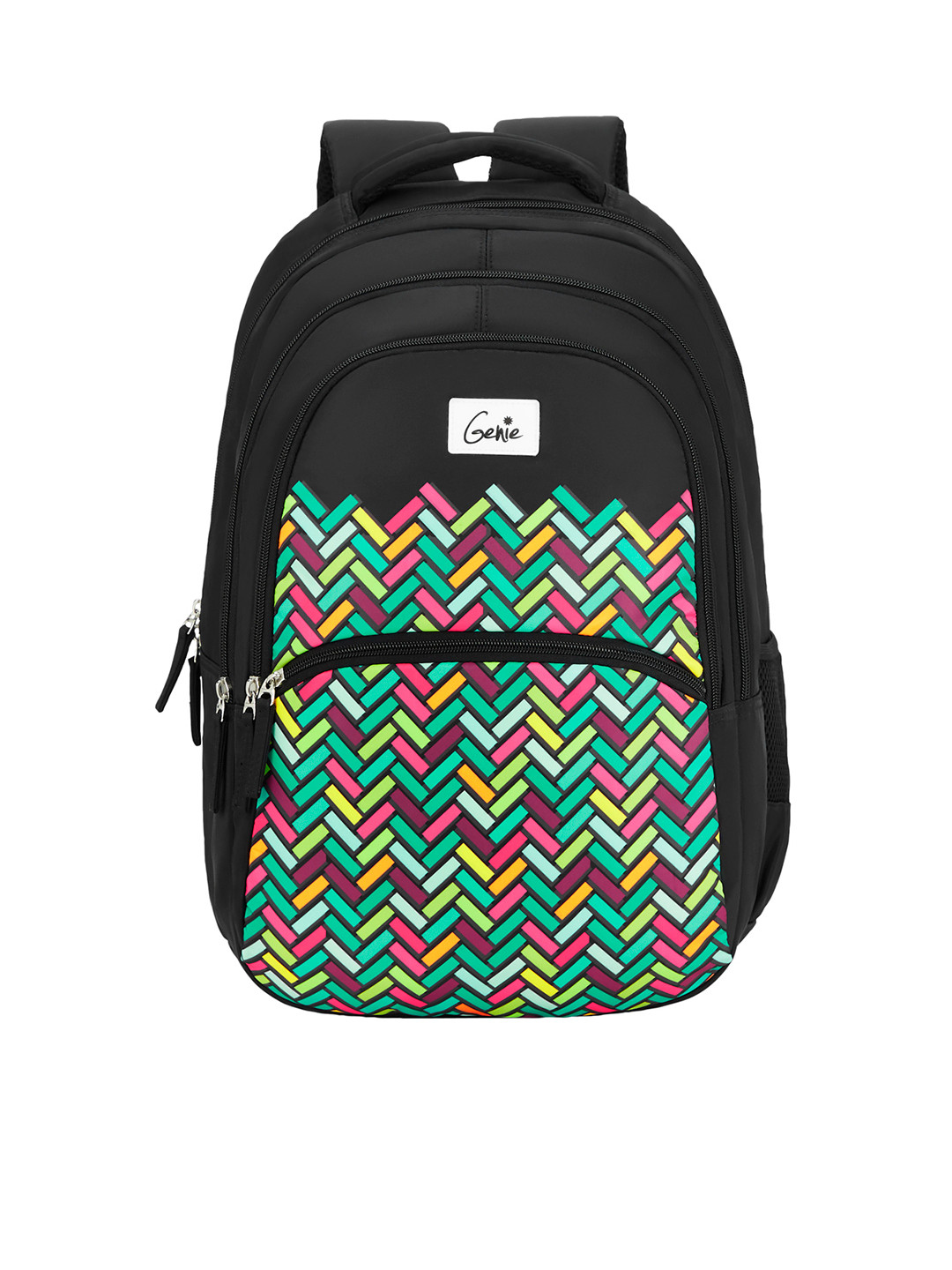 Genie Women Floral Printed Water Resistant Lightweight Laptop Backpack