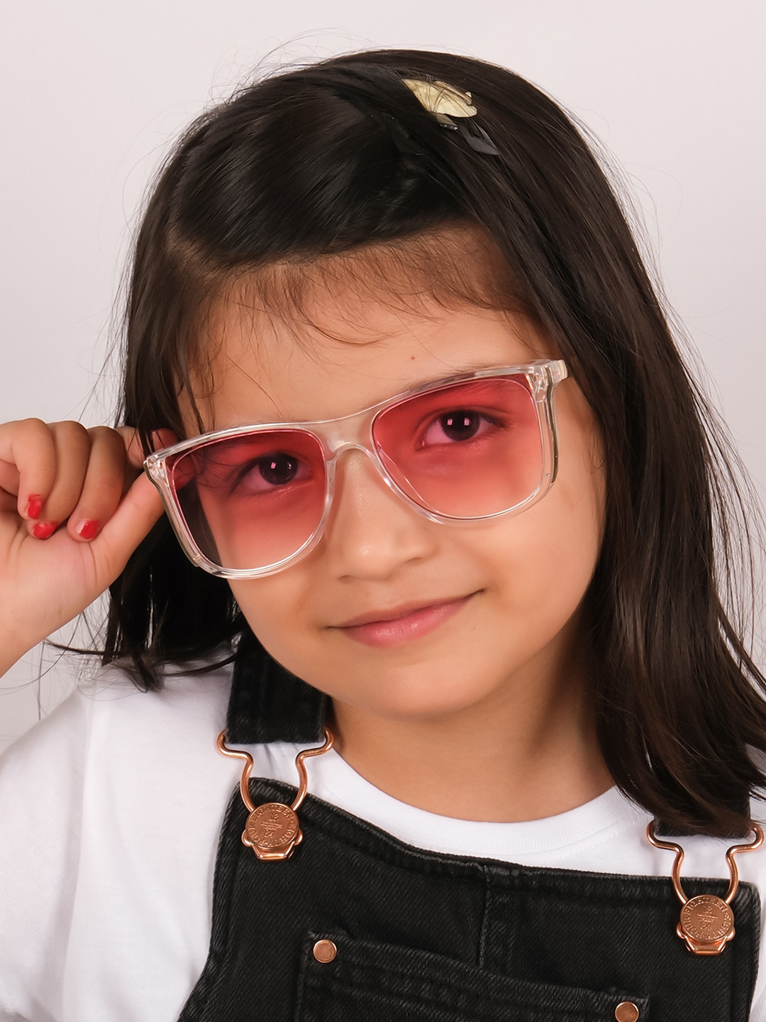 DukieKooky Kids UV Protected Lens Square Full Rim Sunglasses DKSG398F