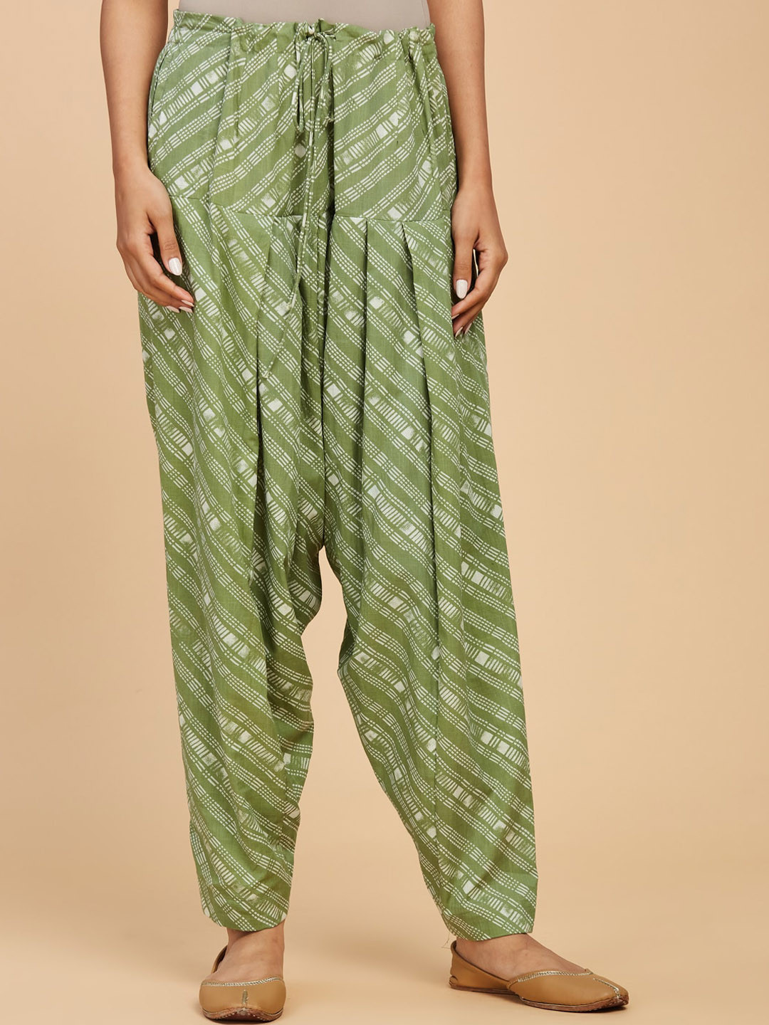 Fabindia Printed Pure Cotton Loose Fit Salwar