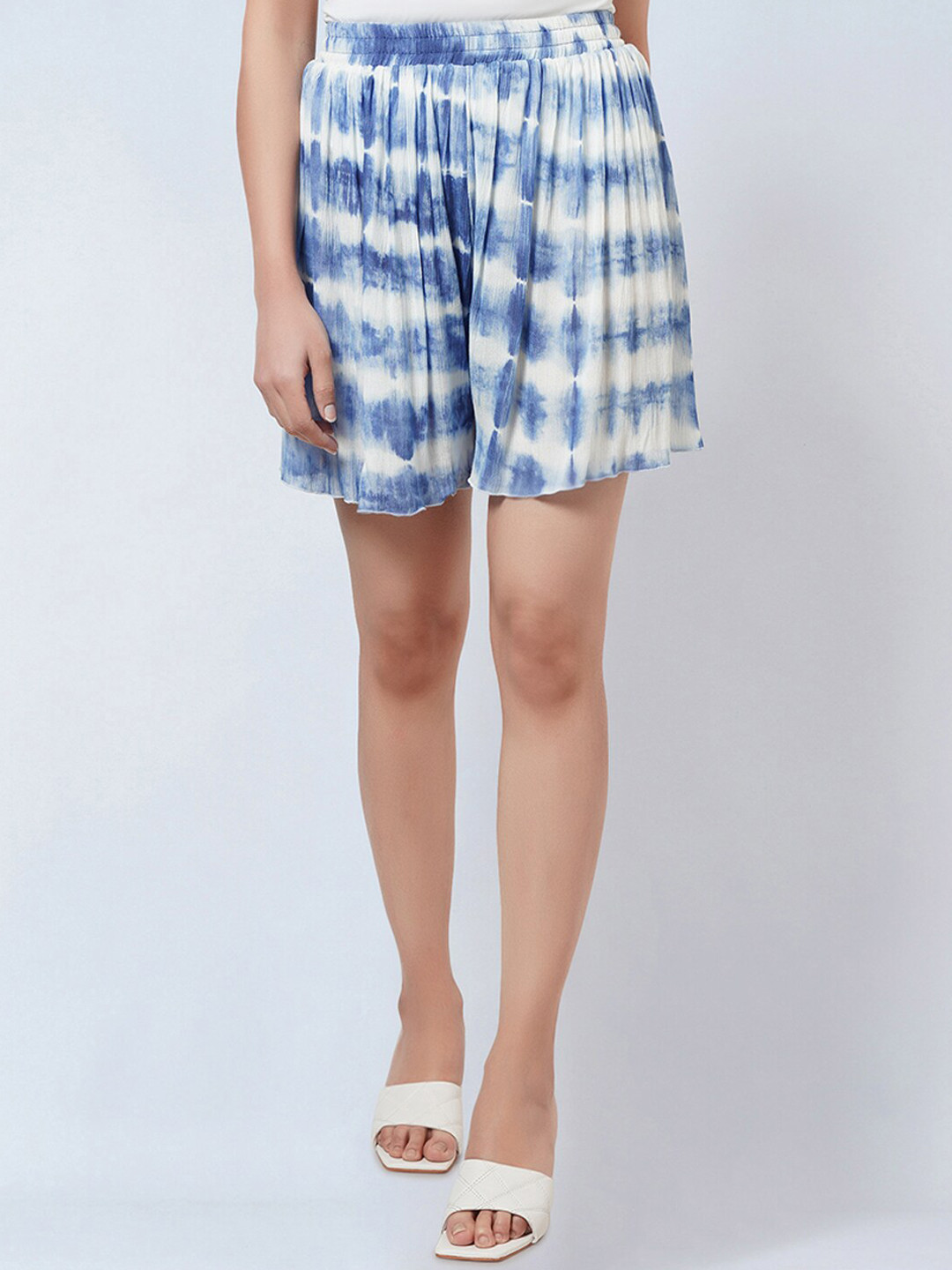 First Resort by Ramola Bachchan Women Abstract Printed Loose Fit Shorts