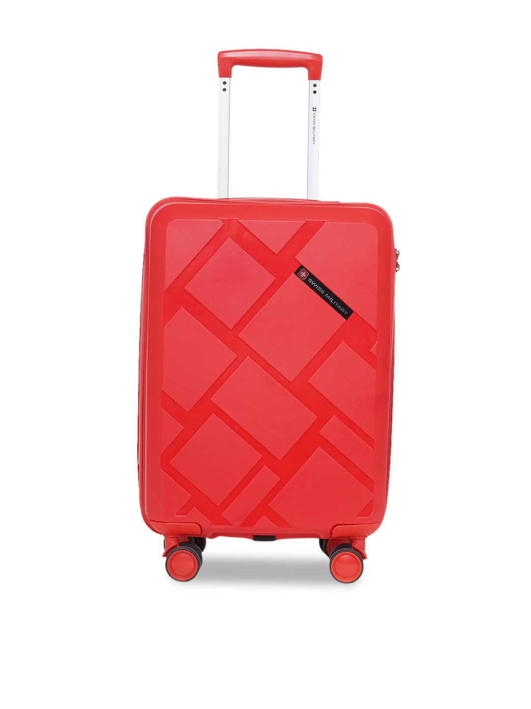 SWISS MILITARY Textured Hard-Sided Cabin Trolley Bag