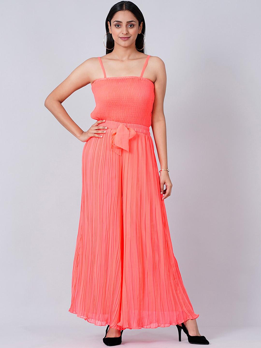 First Resort by Ramola Bachchan Camisole And Pleated Palazzo Set