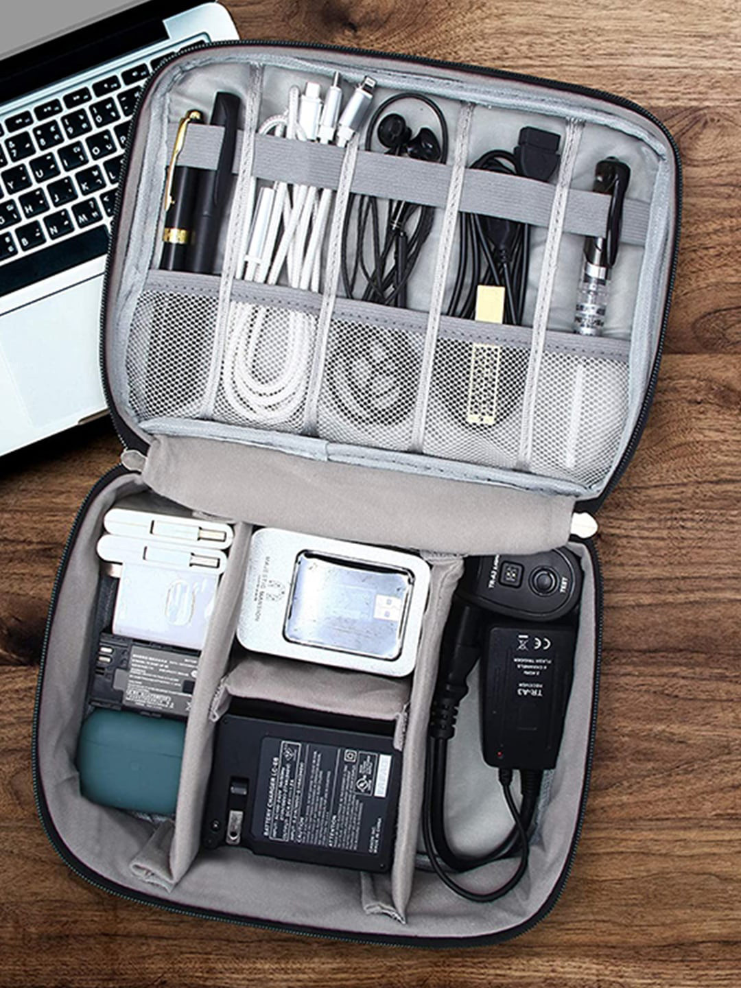 YouBella Black Travel Gadget Pouch