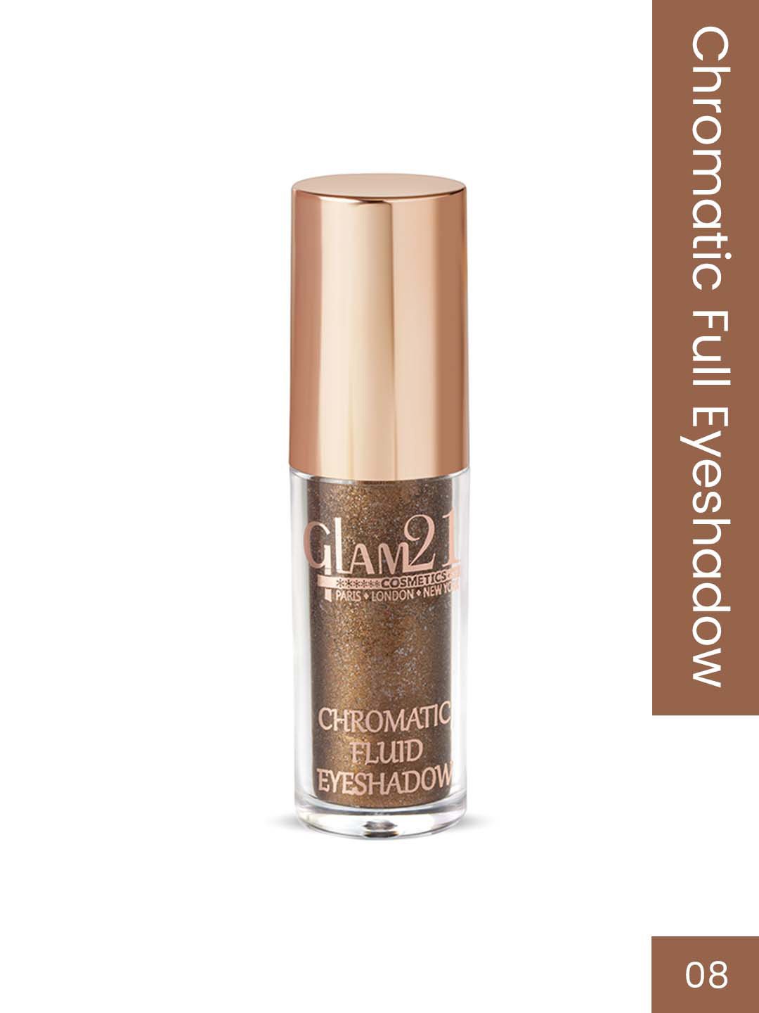 GLAM21 Chromatic Fast Drying Formula & Long Lasting Liquid Eyeshadow 5gm - Shade08
