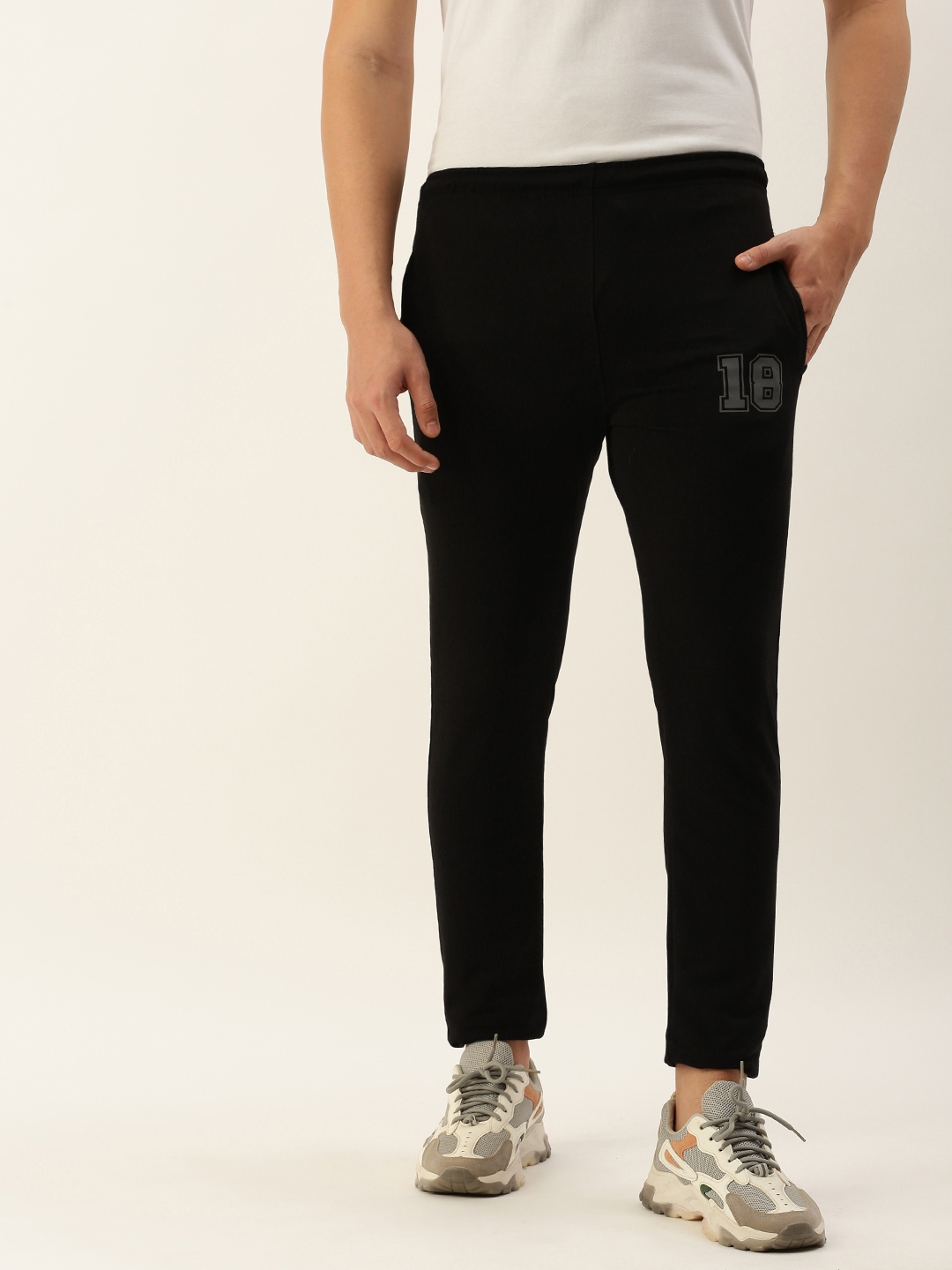 Printed Cotton Slim Fit Women's Track Pants