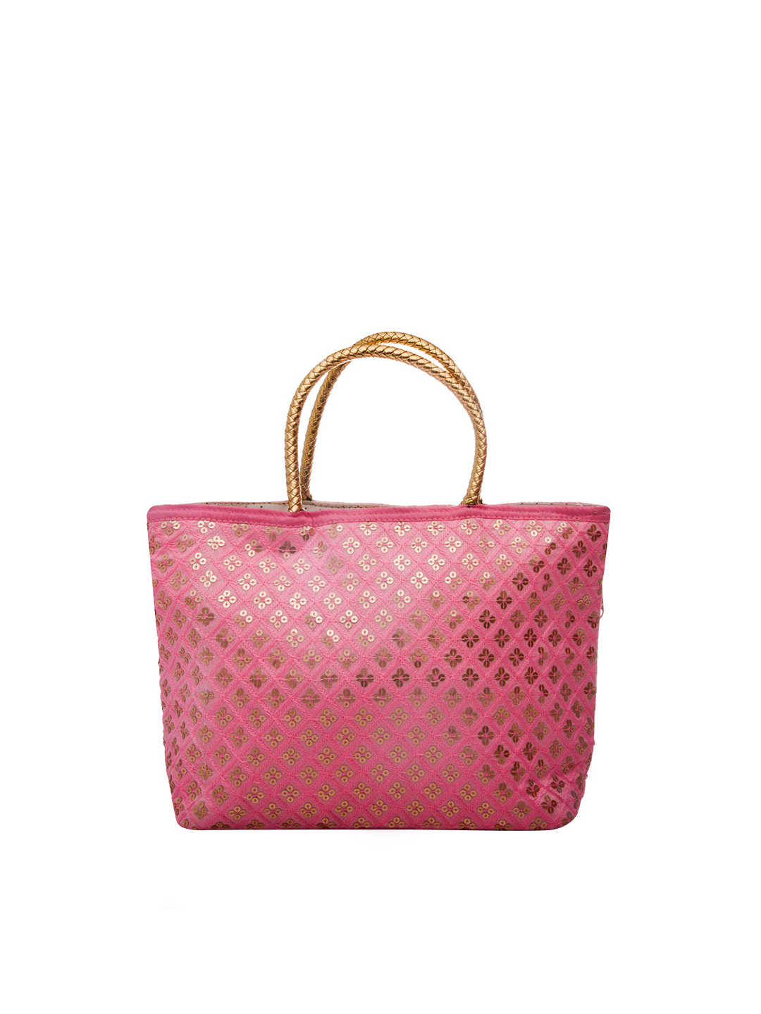 Kuber Industries Textured Structured Handheld Bag
