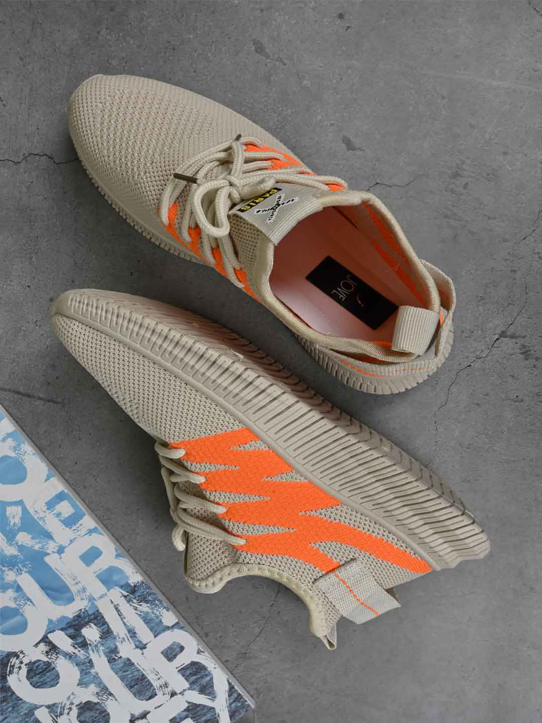 Jove Women Woven Design Comfort Insole Mesh Basics Sneakers