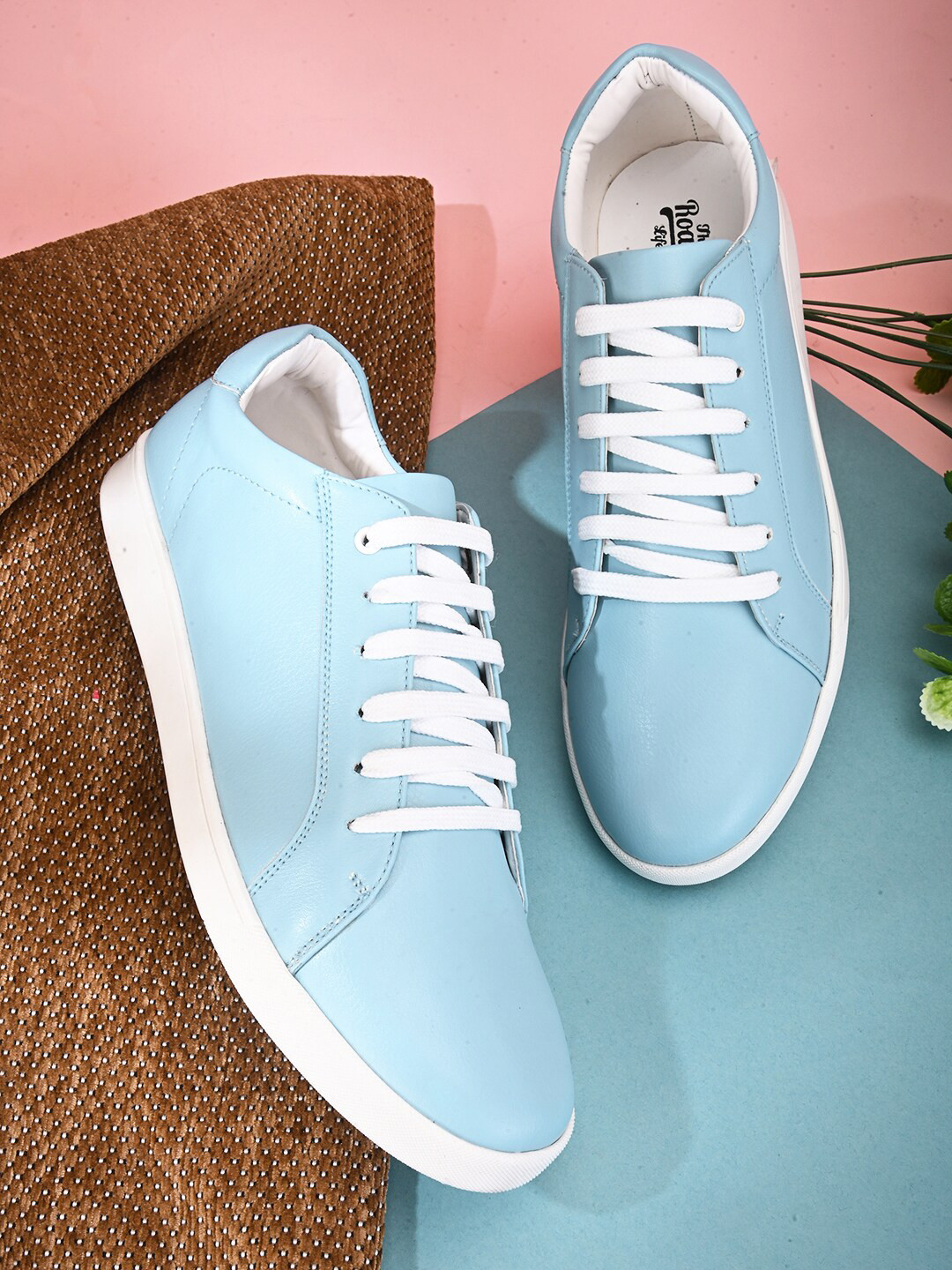 The Roadster Lifestyle Co. Men Blue And White Comfort Insole Lightweight Sneakers