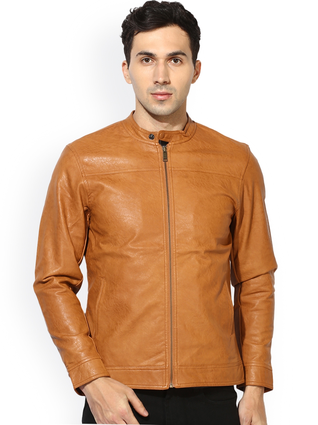 Buy Red Tape Men Tan Solid Bomber Jackets for Men 2268054 Myntra