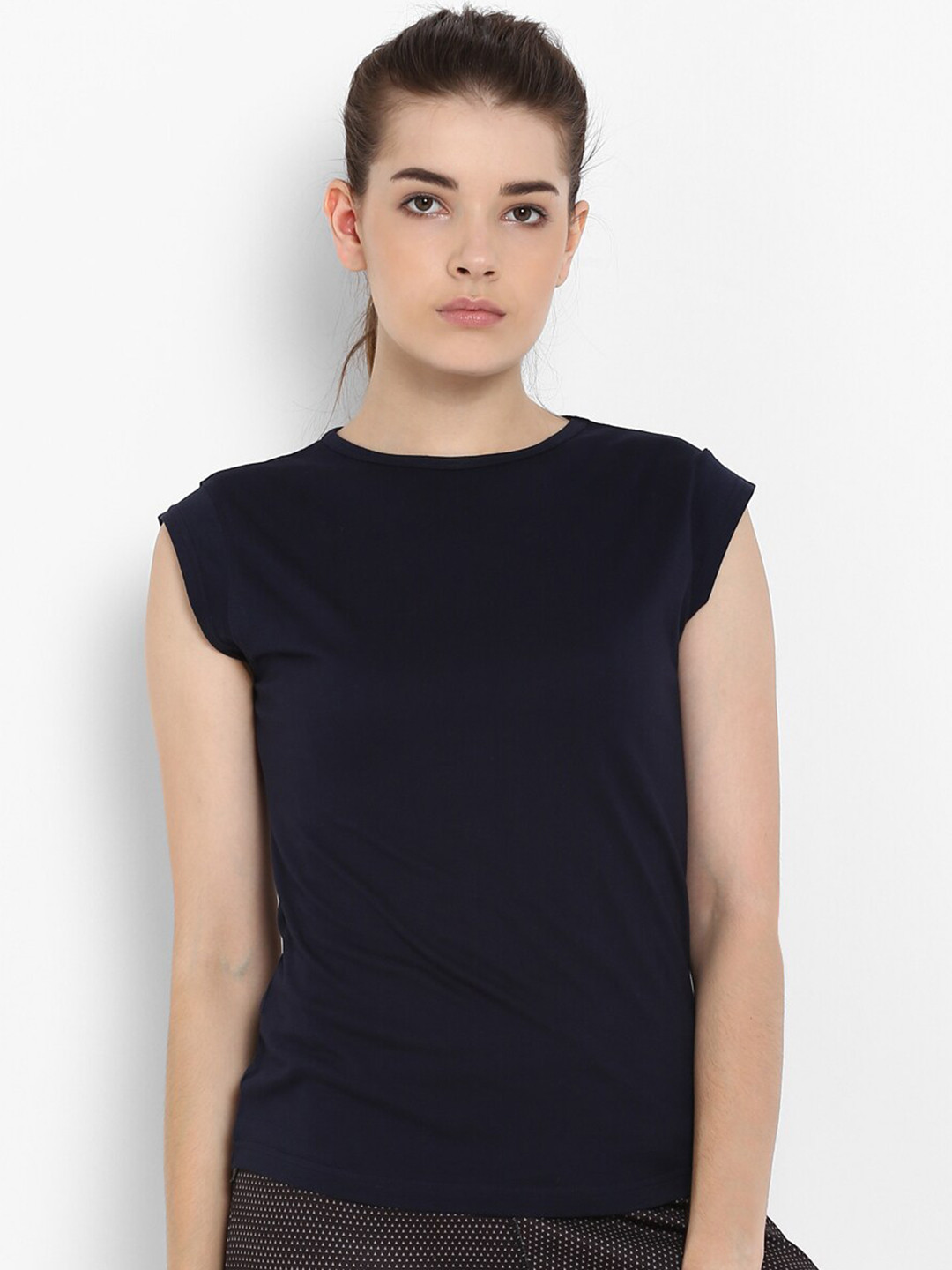 appulse Cap Sleeves Slim Fit Cotton Running Sports T-shirt