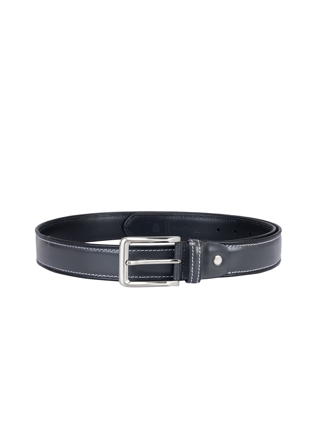 Da Milano Men Textured Leather Reversible Belt