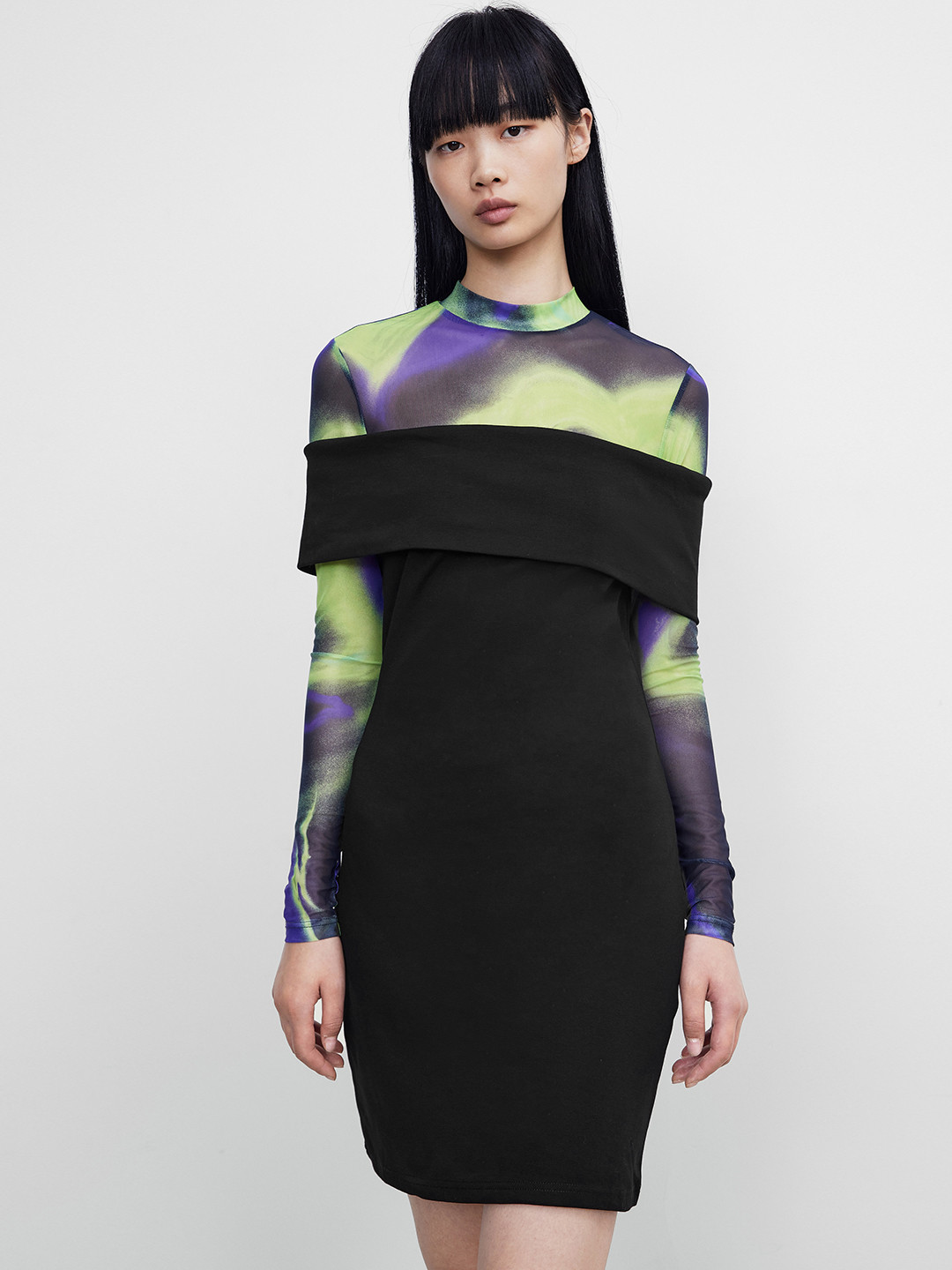 Urban Revivo Print Sheath Mini Dress