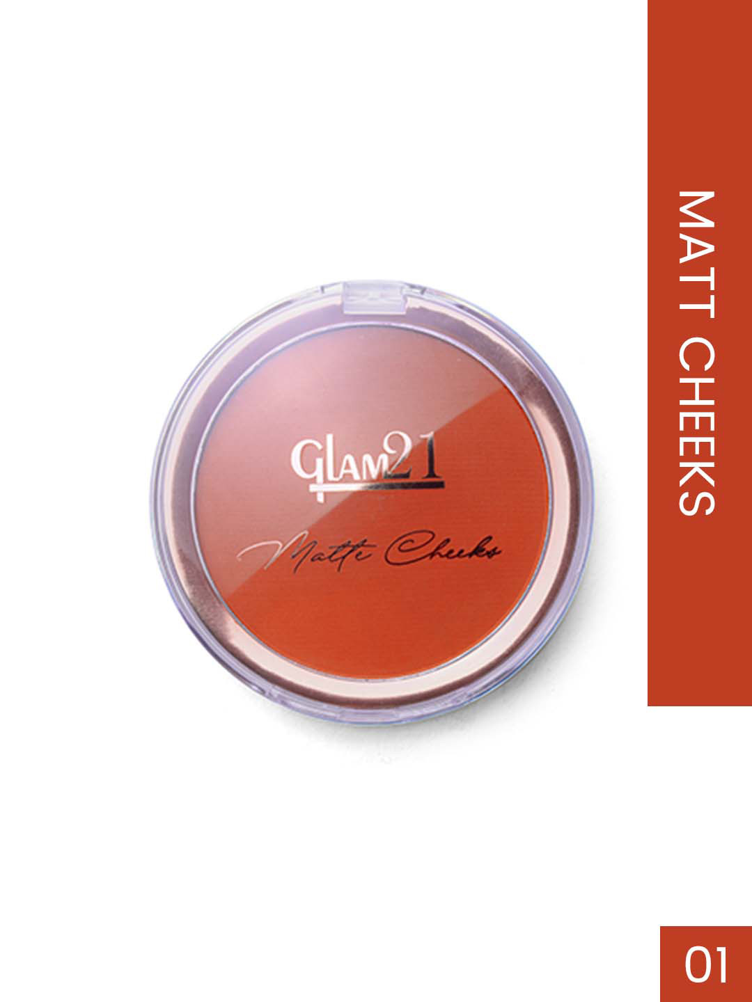 GLAM21 Matte Cheek Perfect Pop of Color Blush 8.7gm - Shade-01