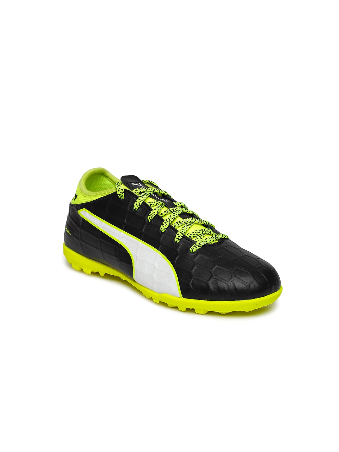 Puma Unisex Black evoTOUCH 3 Jr Football Shoes