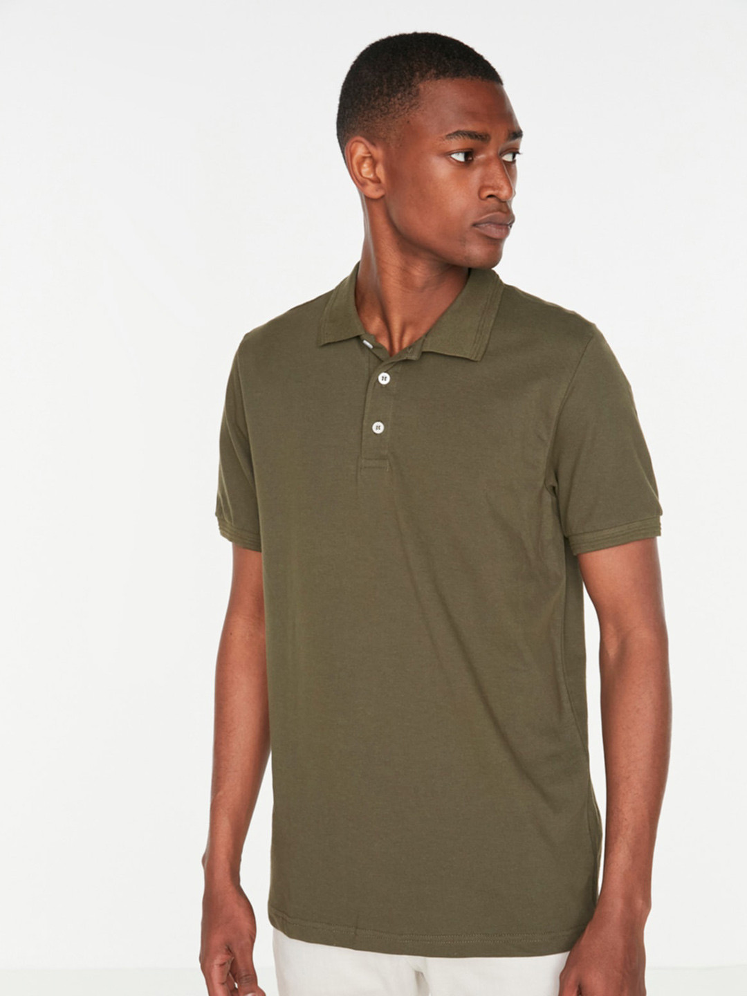 Trendyol Polo Collar Short Sleeves Pamuk T-shirt