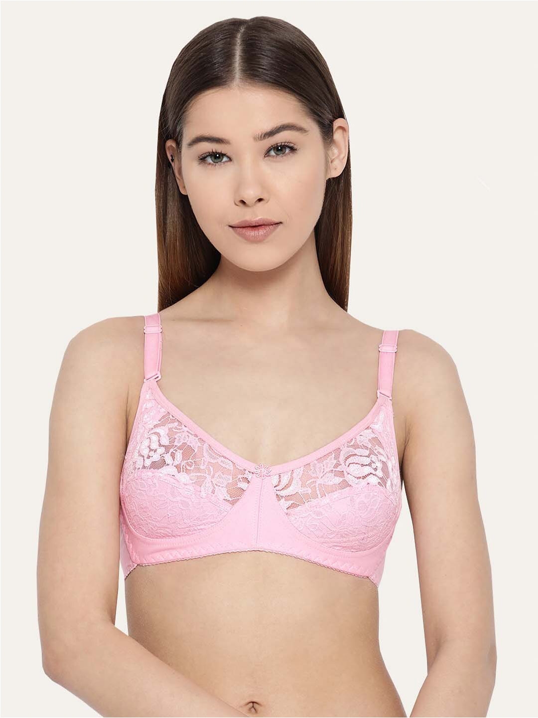 Buy Lady Lyka Floral Non Padded Non Wired Medium Coverage All Day Comfort  Cotton T Shirt Bra - Bra for Women 22693394