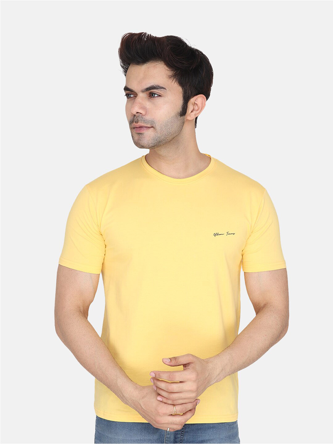 Steele Round Neck Pure Cotton T-shirt