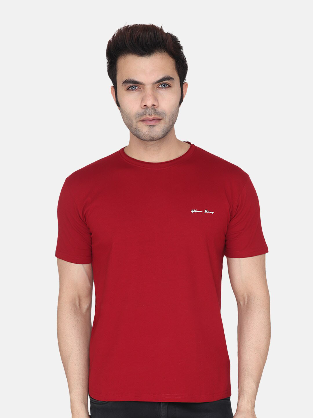 Steele Round Neck Pure Cotton T-shirt