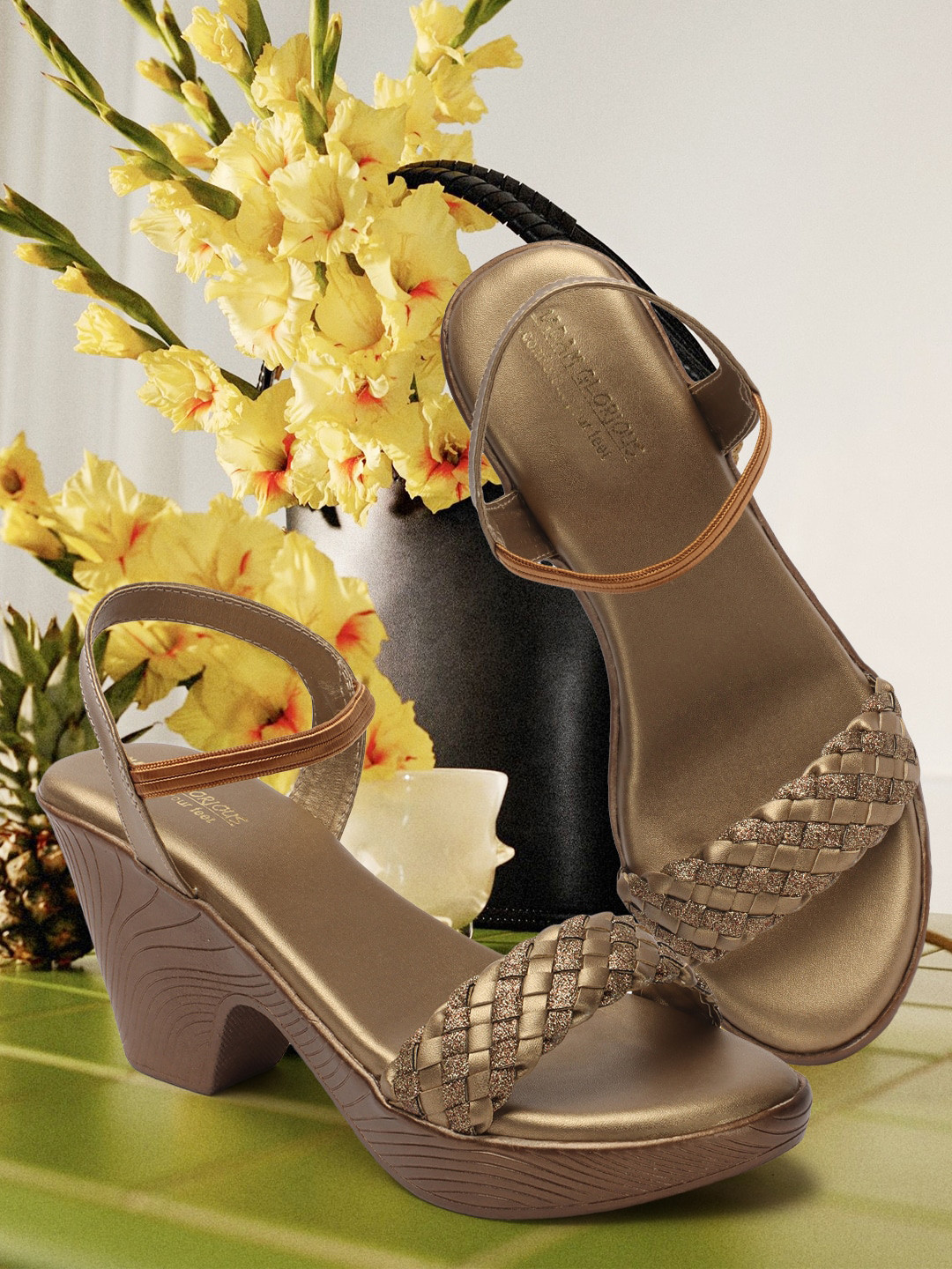 madam glorious Embellished Platform Heels