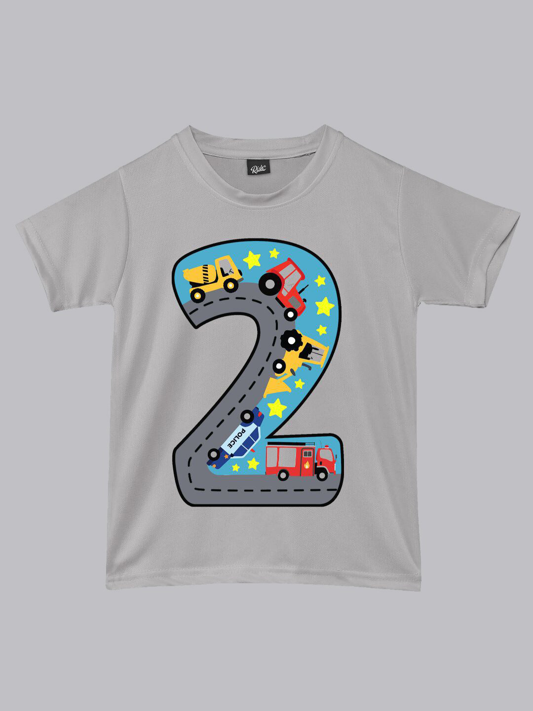 RISH Boys Graphic Printed Round Neck Loose Fit T-shirt