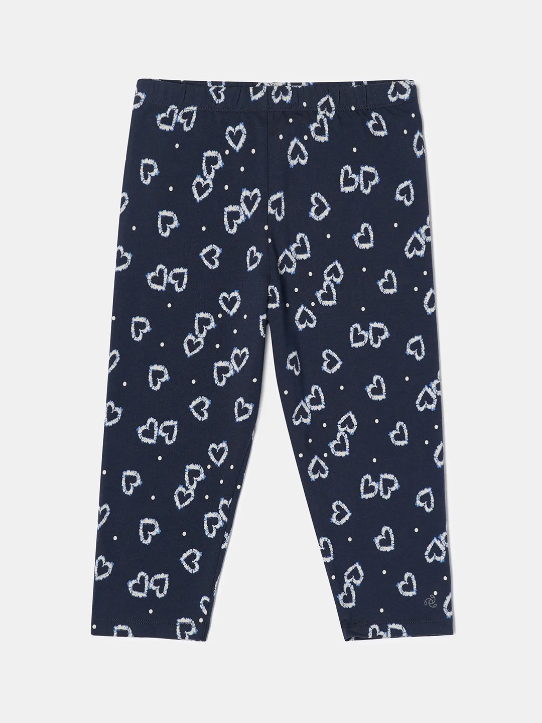 Jockey Girl's Cotton Slim Fit Capri With Durable and Concealed Waistband-AG18