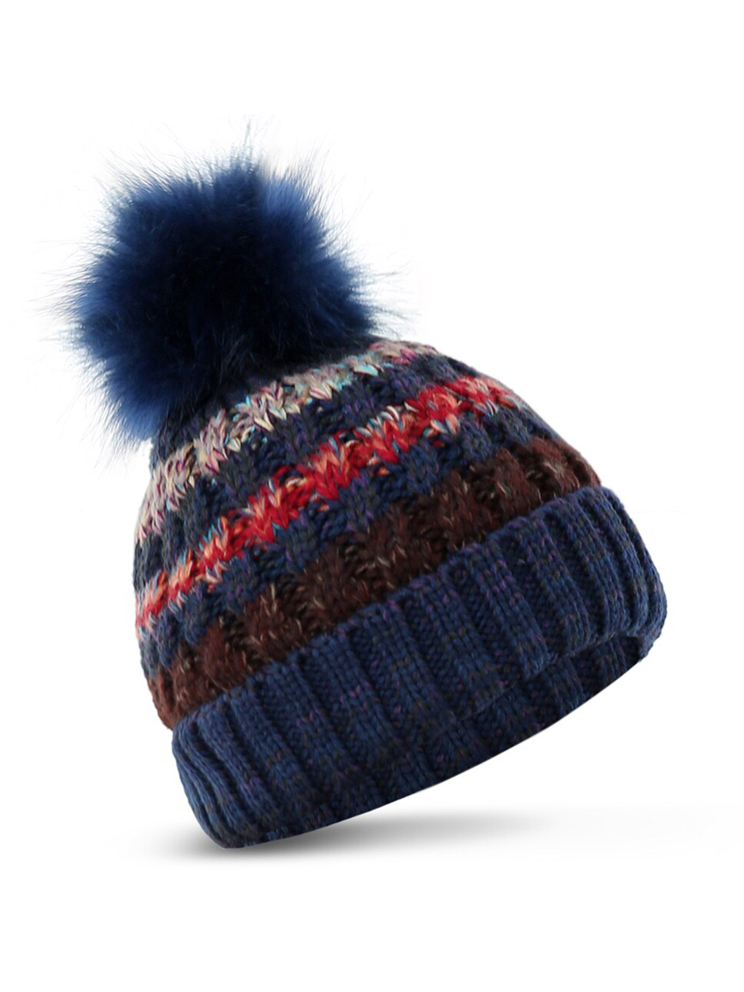 Alexvyan Women Woollen Snow & Wind Proof Knitted Soft Beanie