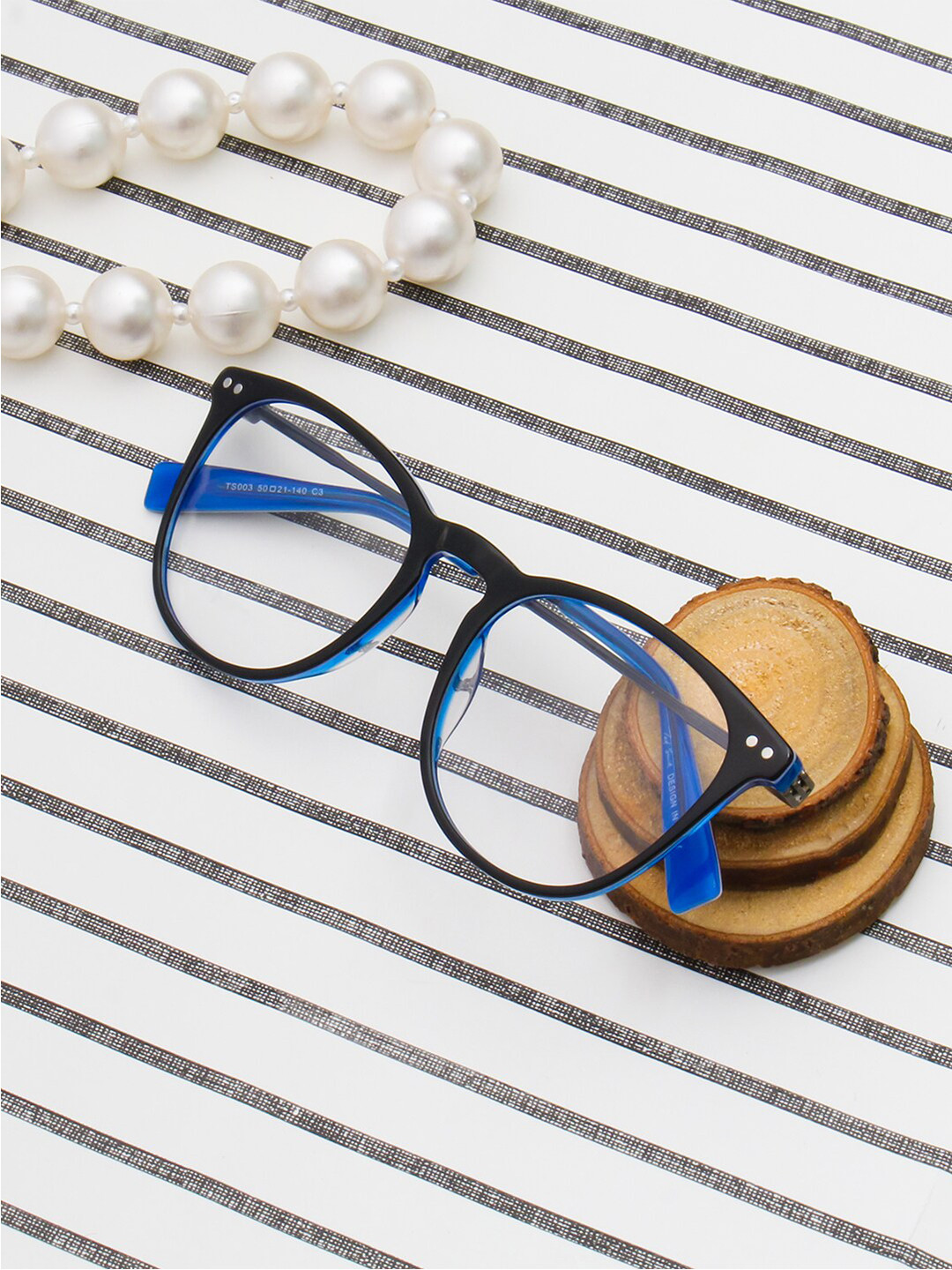 Ted Smith Full Rim Wayfarer Frame ELWYN_C3