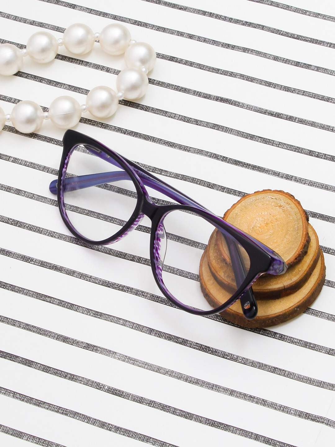 Ted Smith Women Full Rim Cateye Frame IRIS_C4