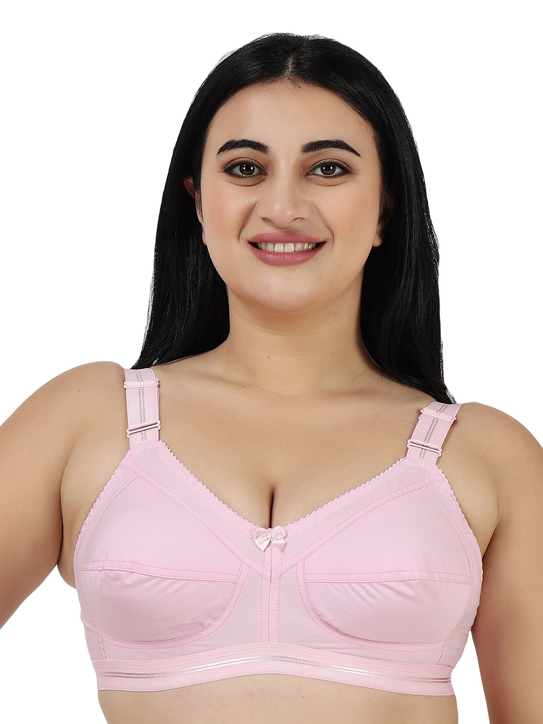 LADYLAND Non-Wired Non-Padded Full Coverage All Day Comfort Cut & Sew Cotton T-shirt Bra
