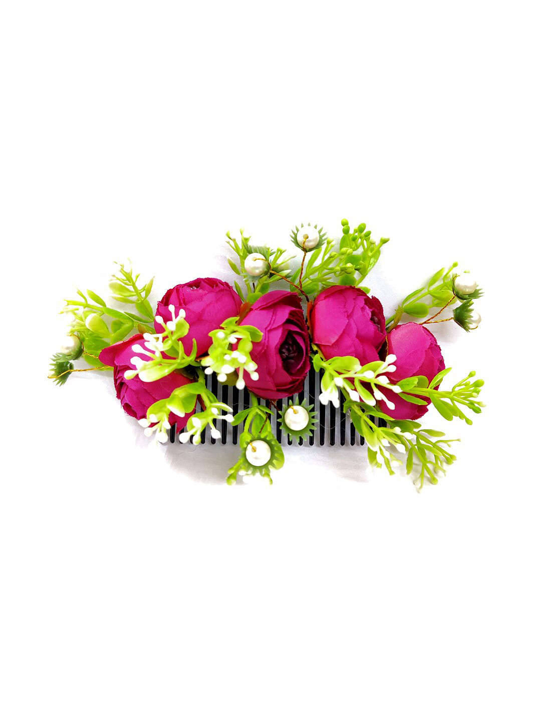 Hair Flare Artificial Flower Comb Pin